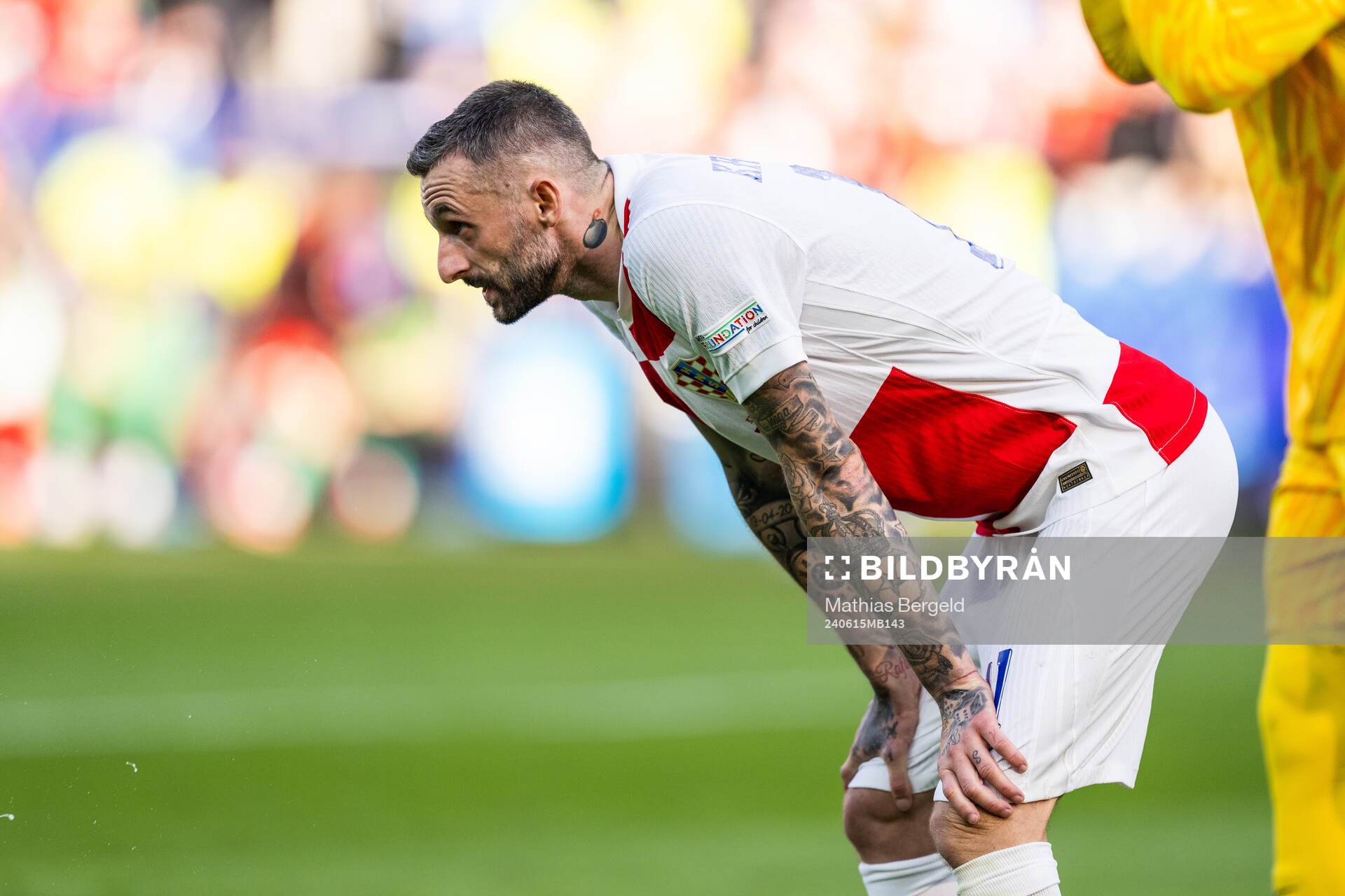 Marcelo Brozovic of Croatia looks dejected