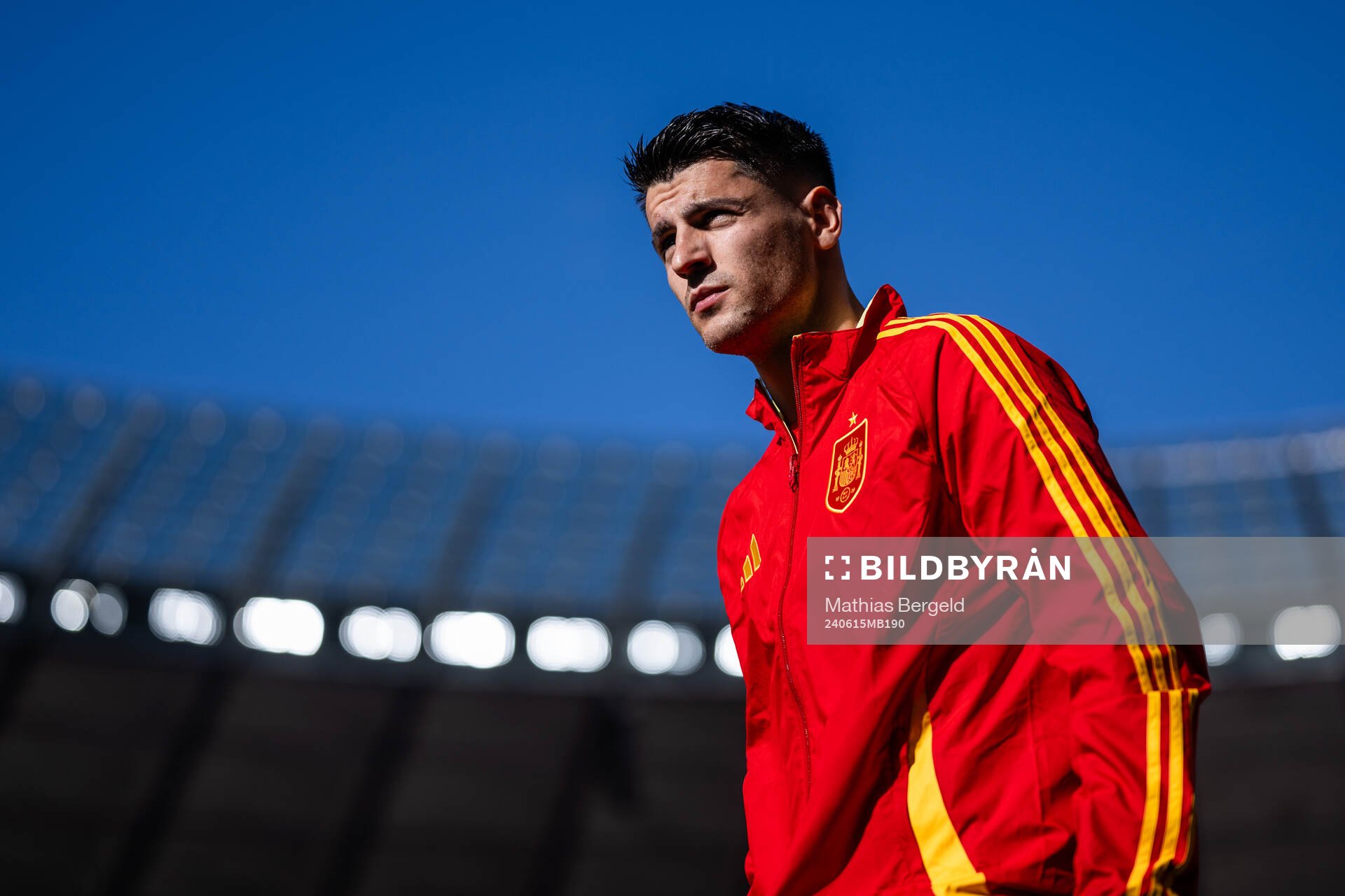 Alvaro Morata of Spain
