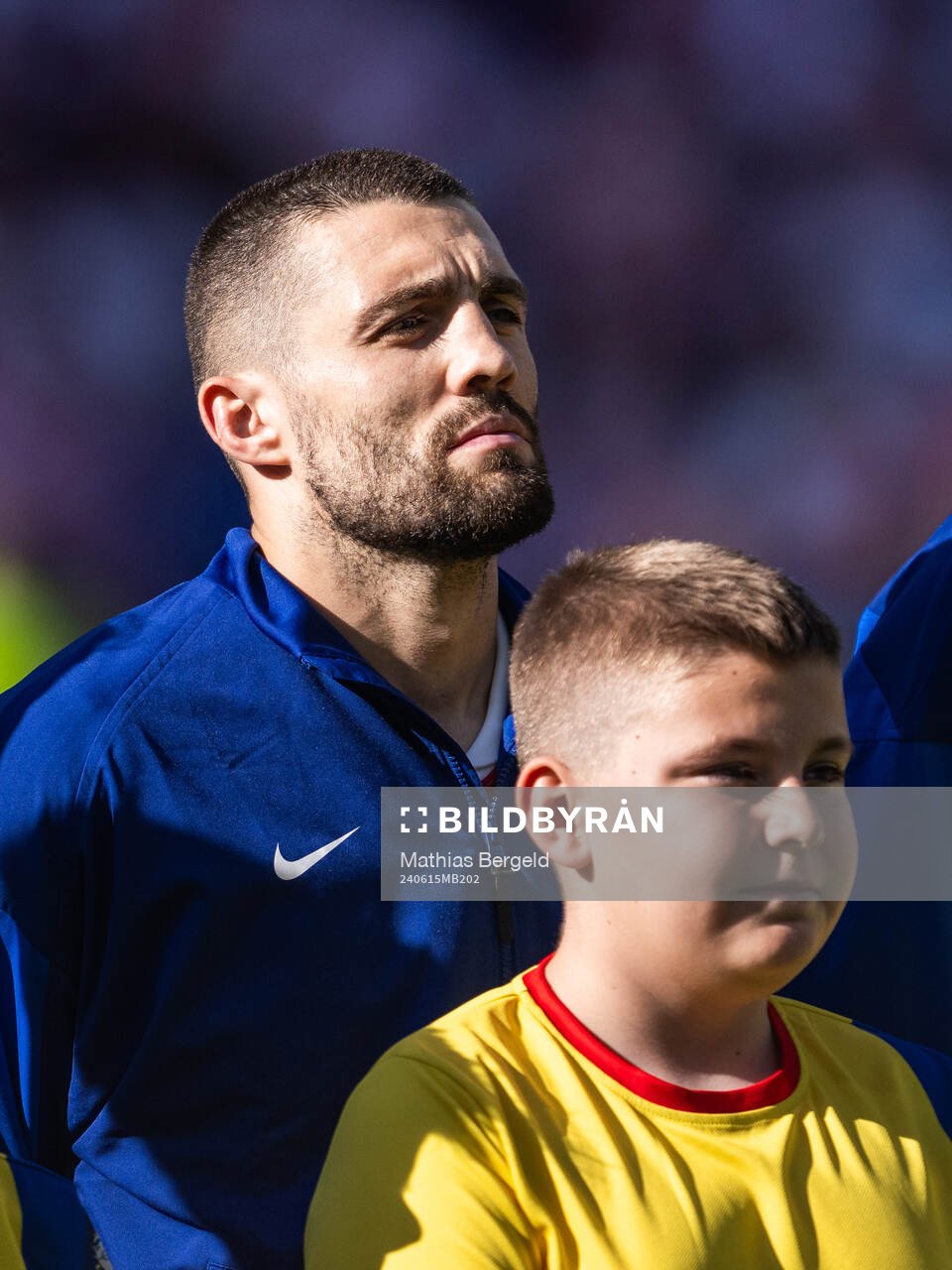 Mateo Kovacic of Croatia during line-up ahead of the UEFA Euro 2024 Football Championship match between Spain and Croatia on June 15, 2024 in Berlin.