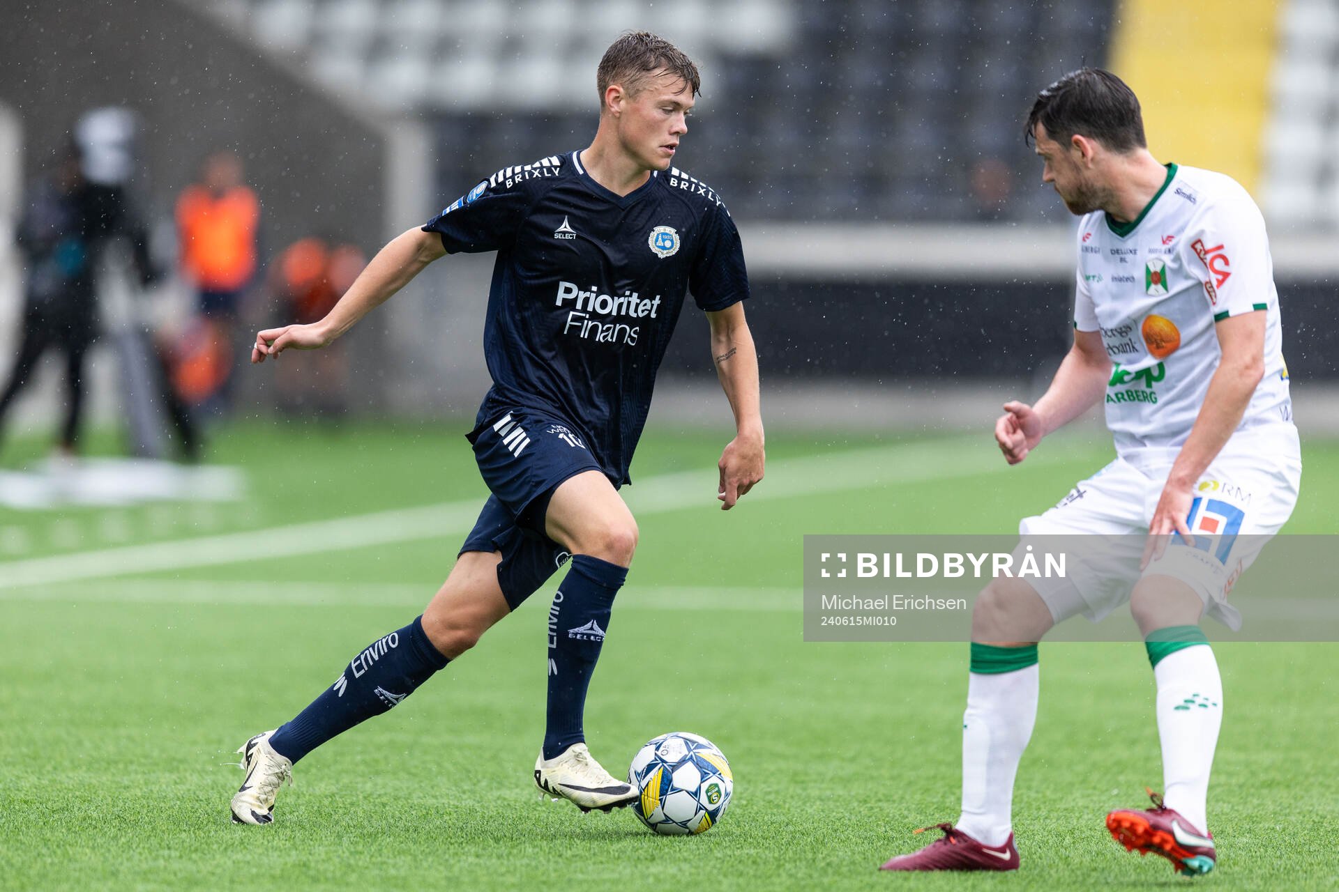Utsiktens Albin Skoglund och Varbergs Robin Tranberg