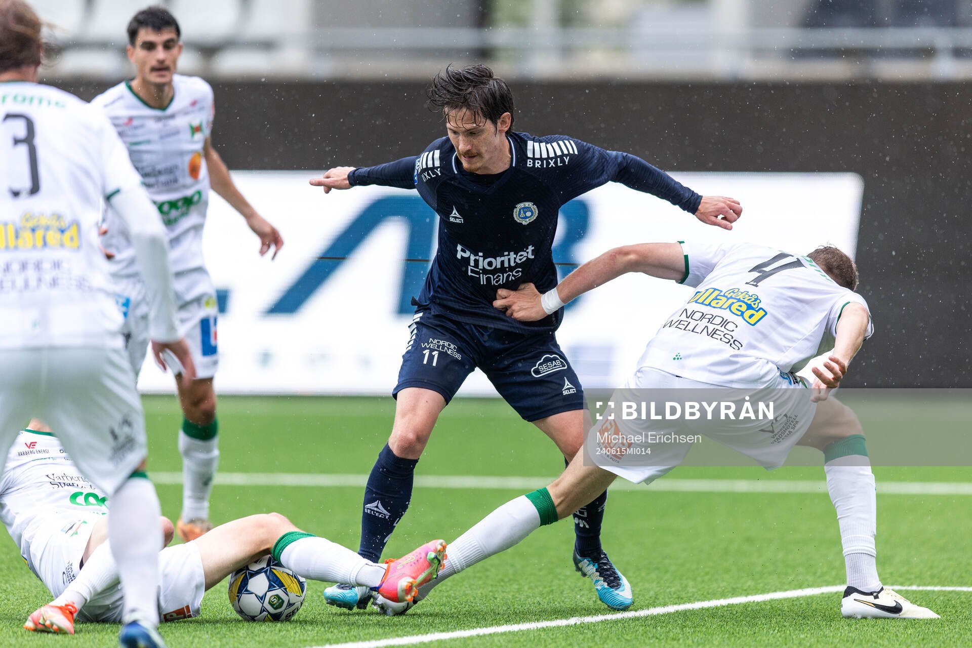 Utsiktens Robin Book och Varbergs Niklas Dahlström