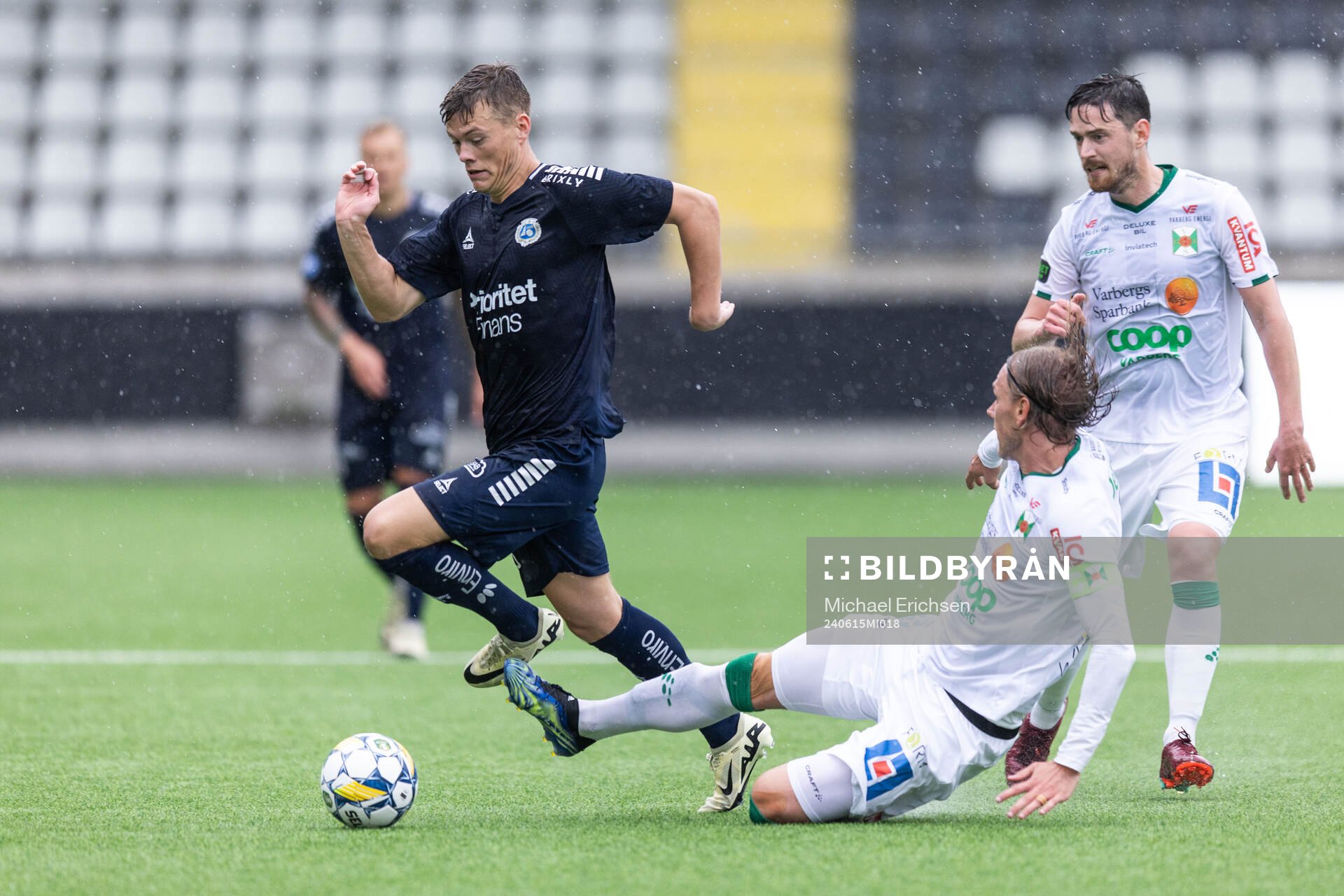 Utsiktens Albin Skoglund och Varbergs Hampus Zackrisson