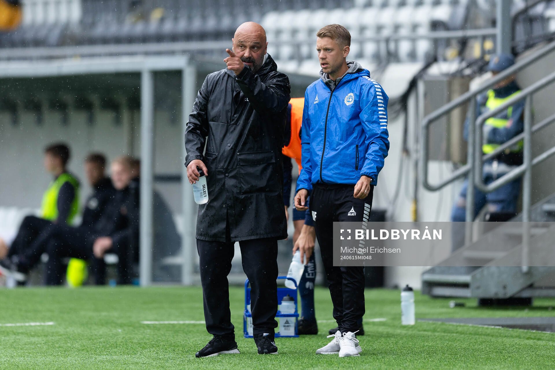 Utsiktens manager Bosko Orovic och assisterande tränare
