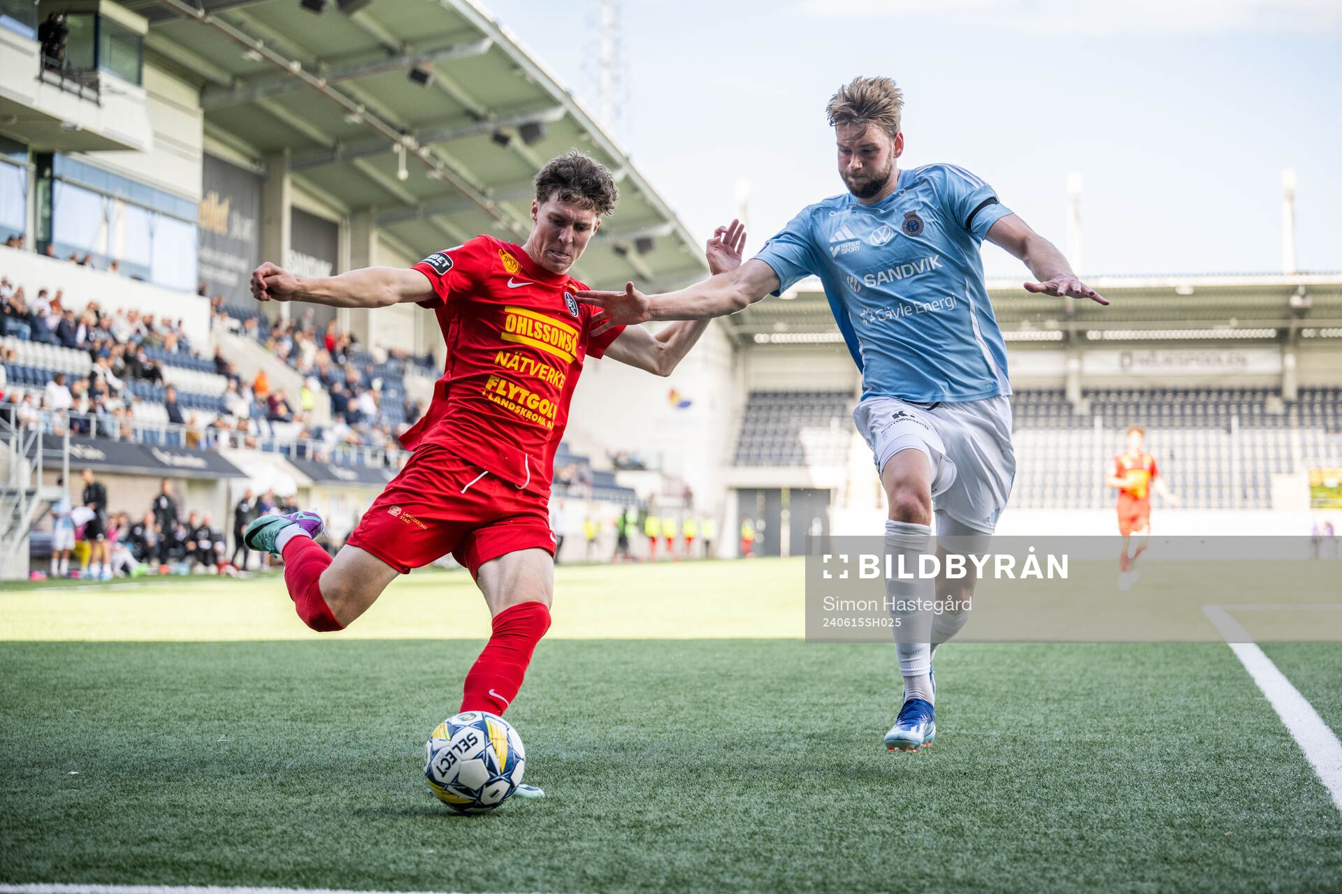 Landskronas Samuel Burakowsky och Gefles Niclas Håkansson