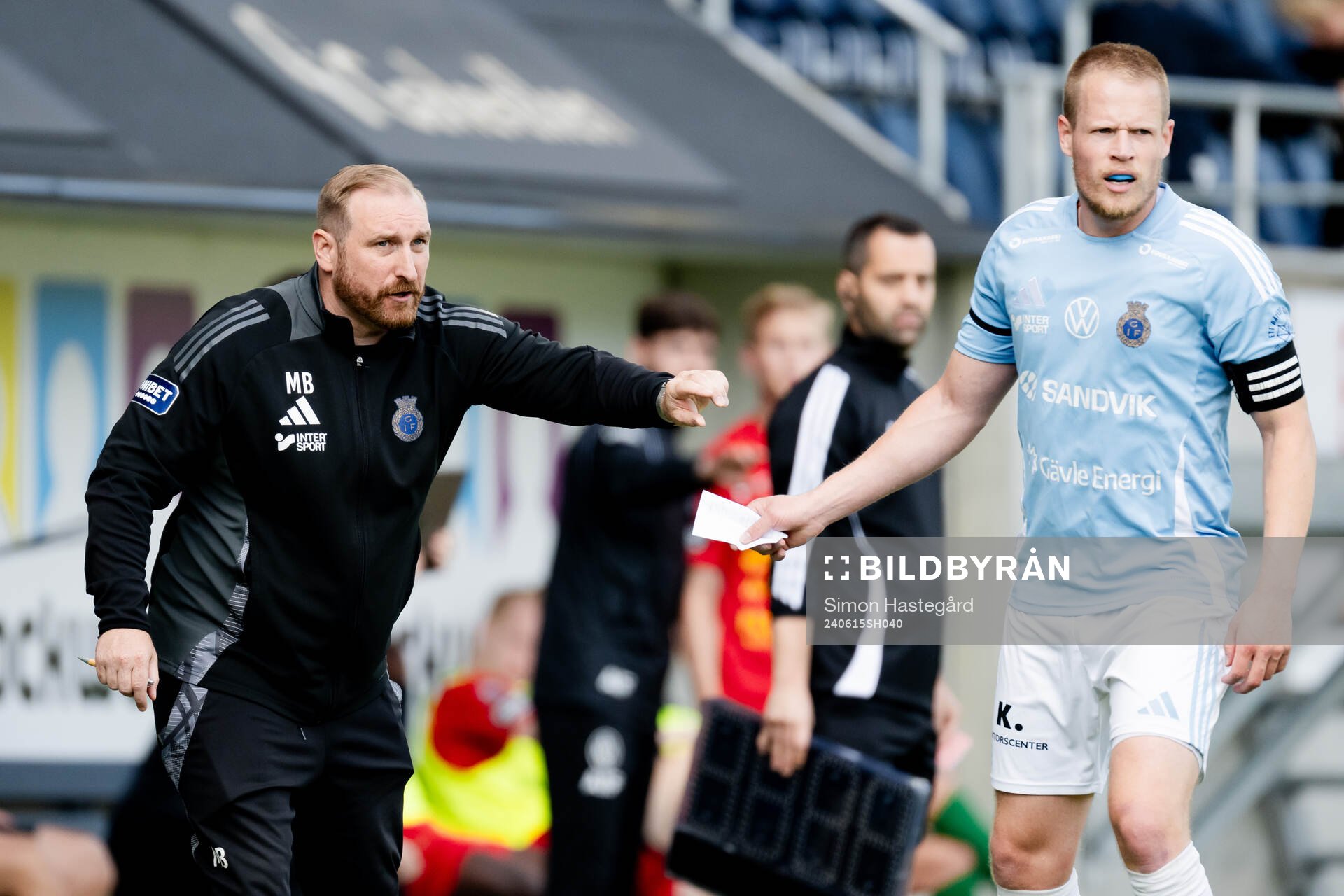 Gefles huvudtränare Mikael Bengtsson och Martin