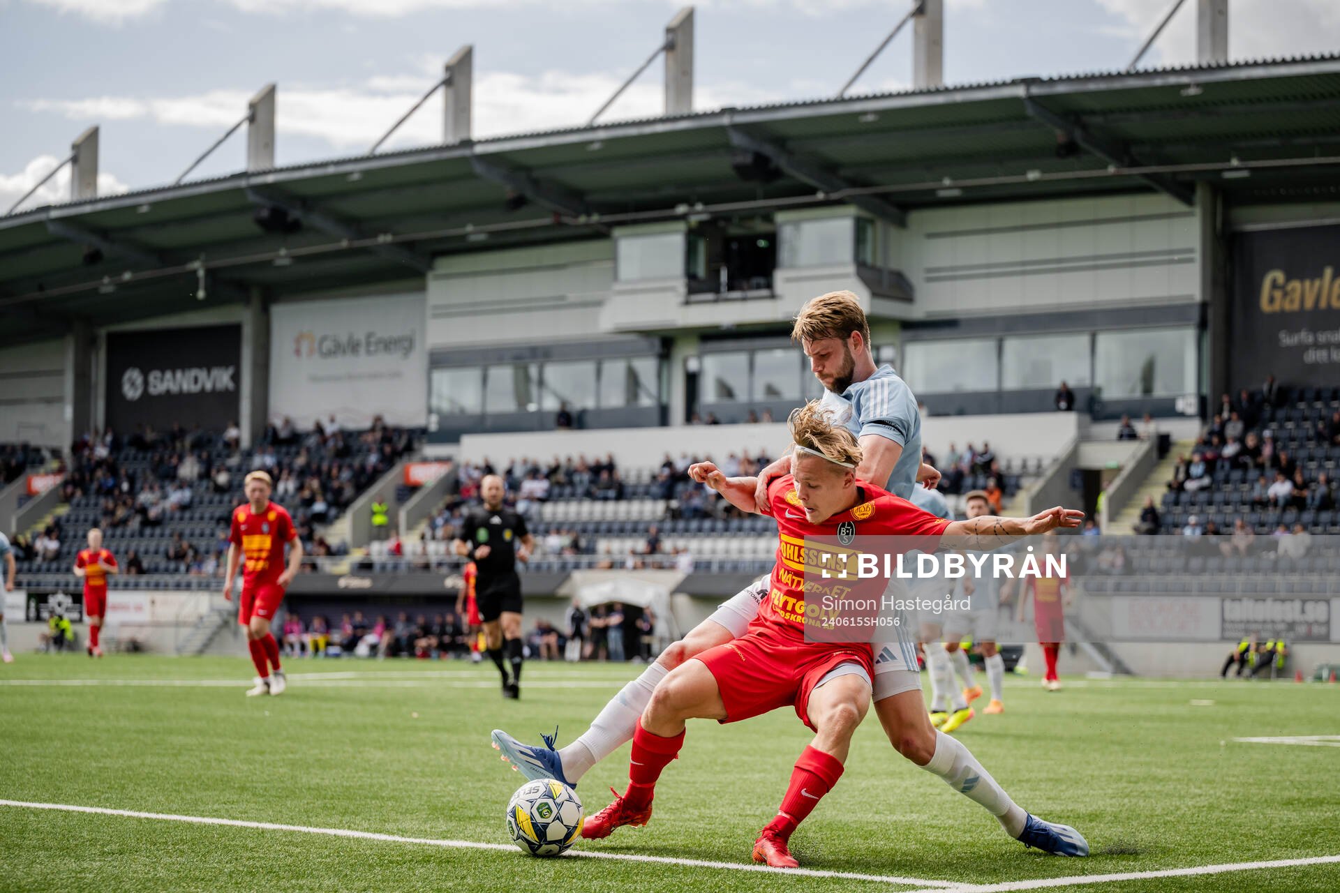 Landskronas Vincent Sundberg och Gefles Niclas Håkansson