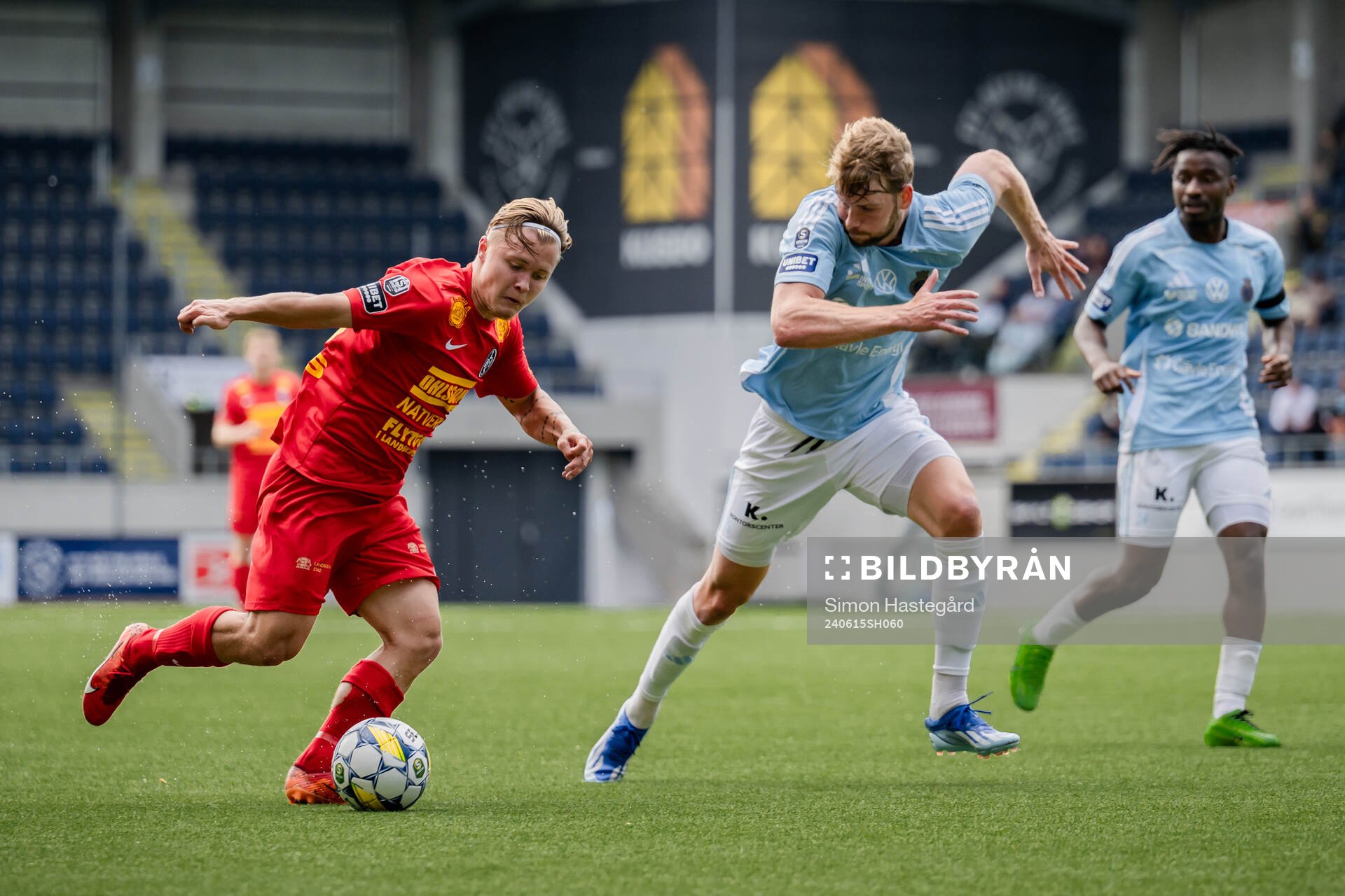 Landskronas Vincent Sundberg och Gefles Niclas Håkansson