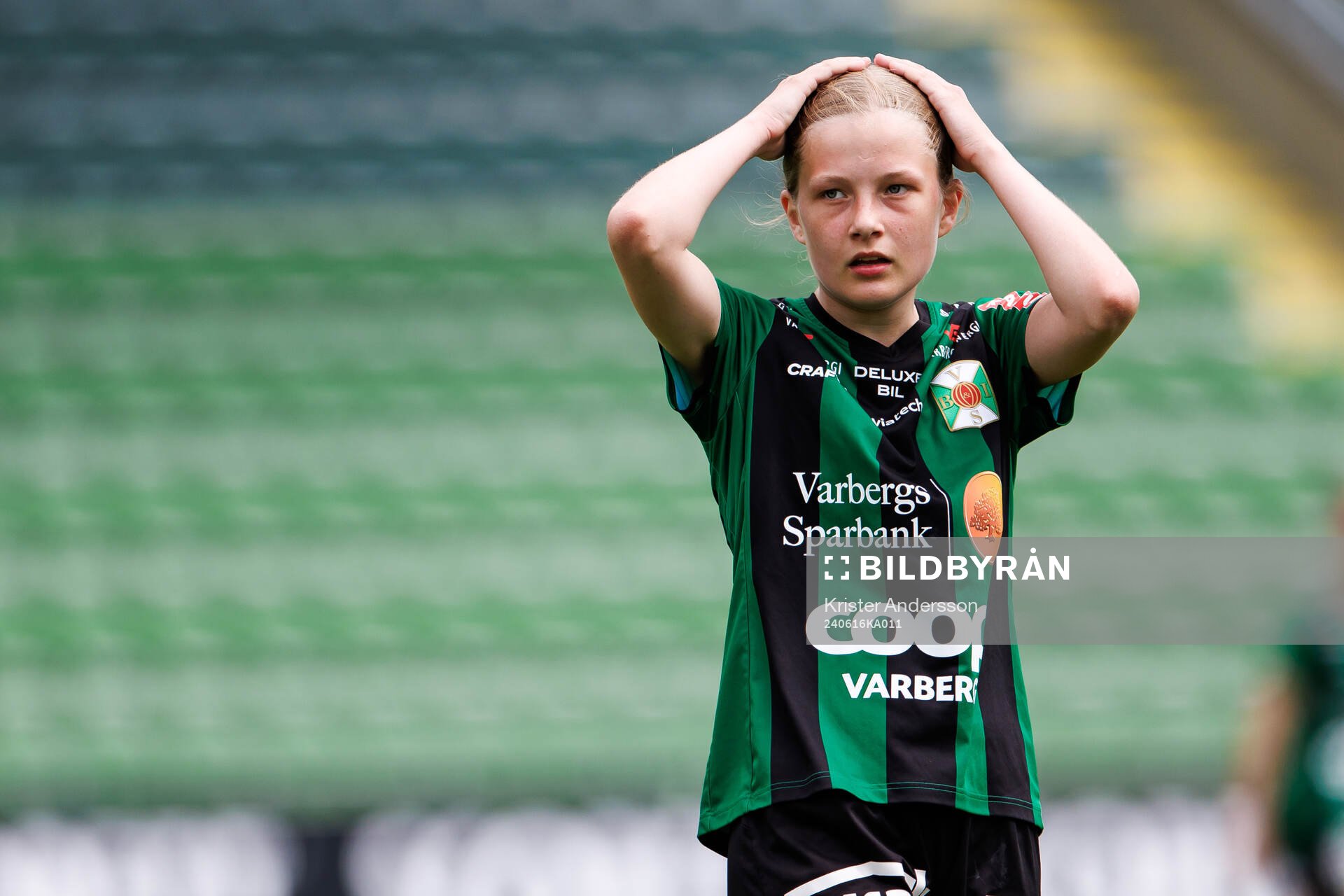 Varbergs Kellie Leppänen deppar