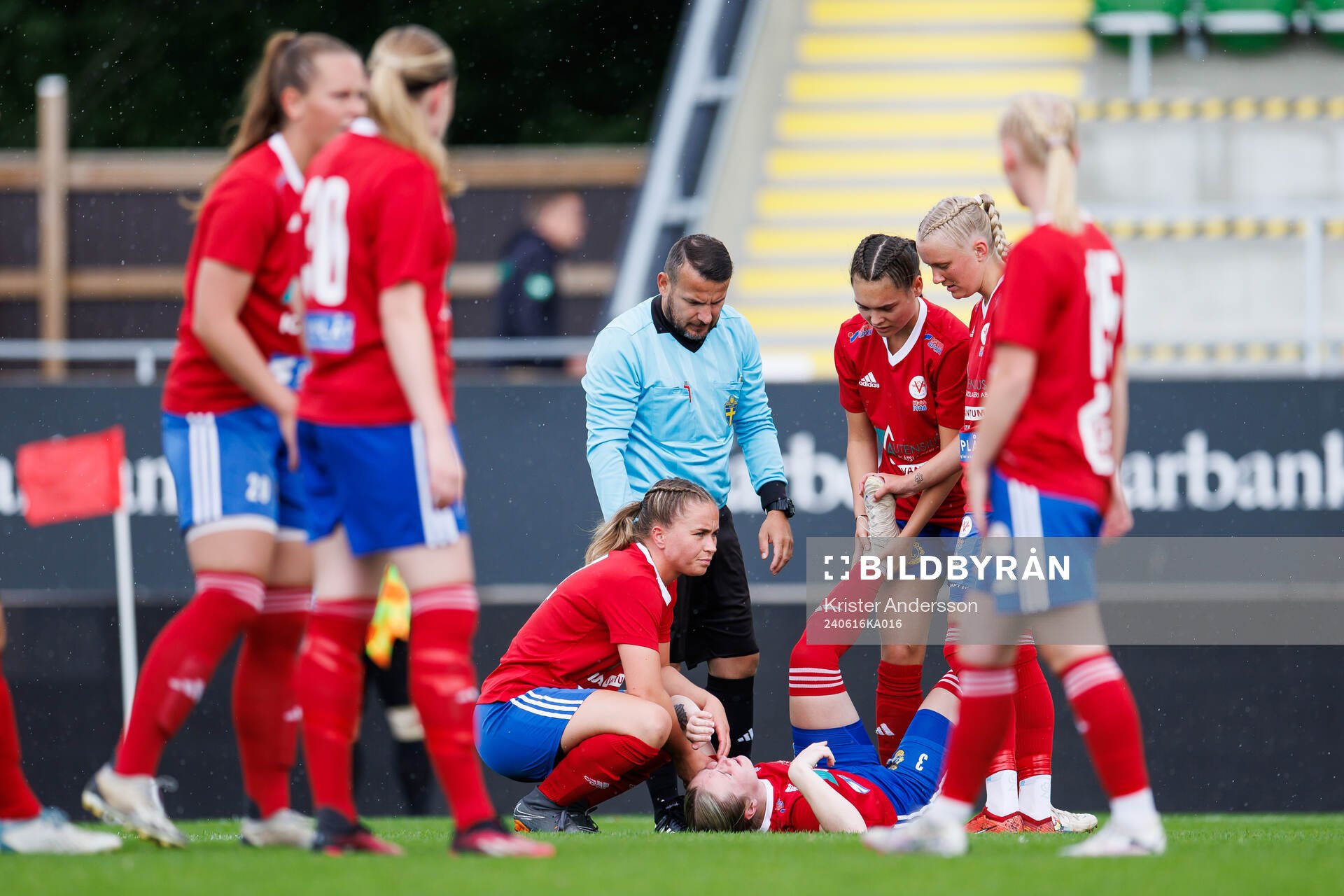 Vellinges Elise Boman har ont