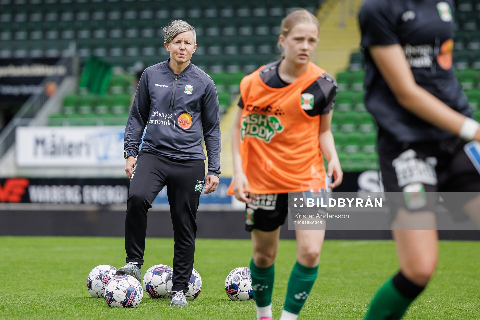 Varbergs assisterande tränare Linda Nöjd