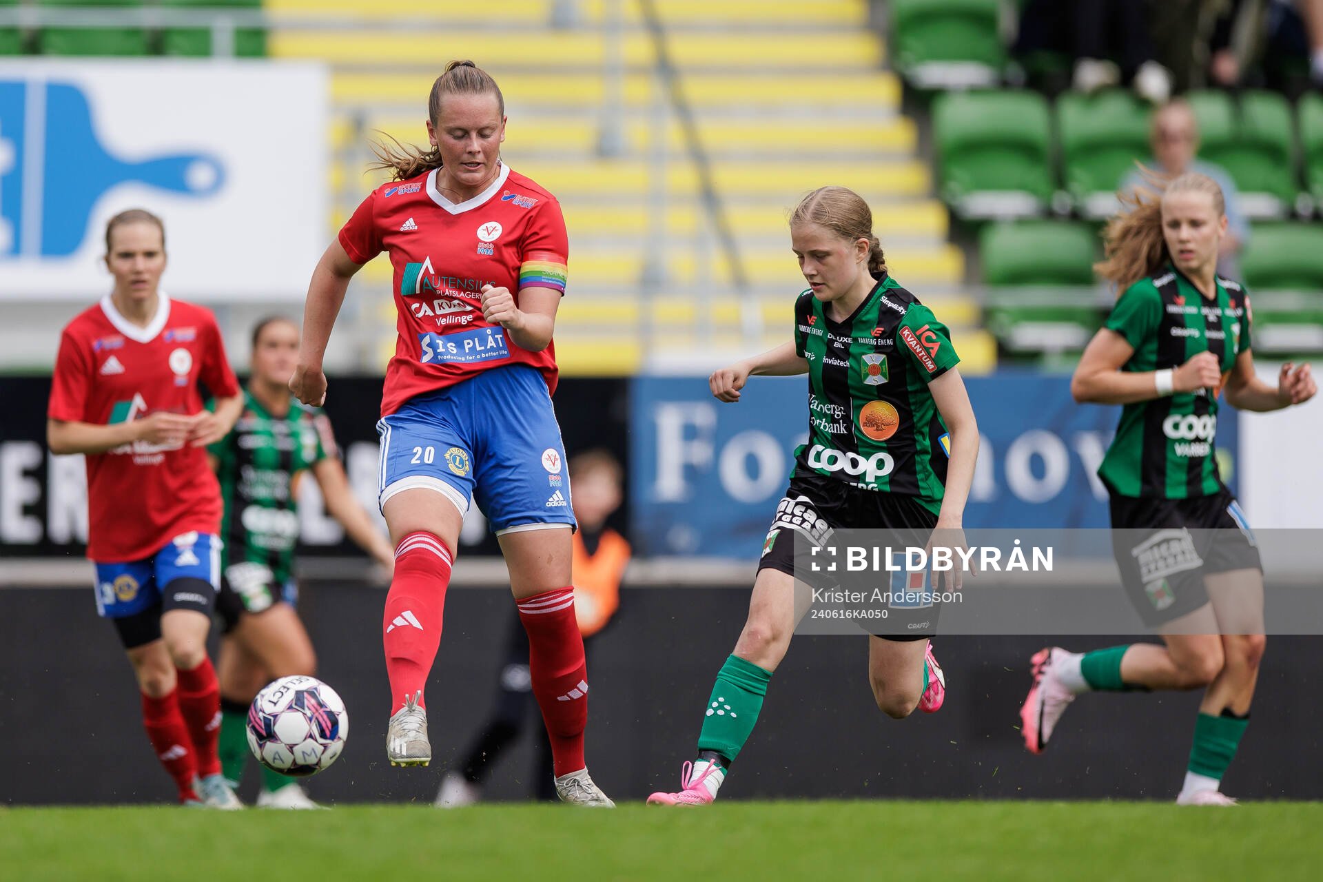 Vellinges Alice Nilsson och Varbergs Kellie Leppänen
