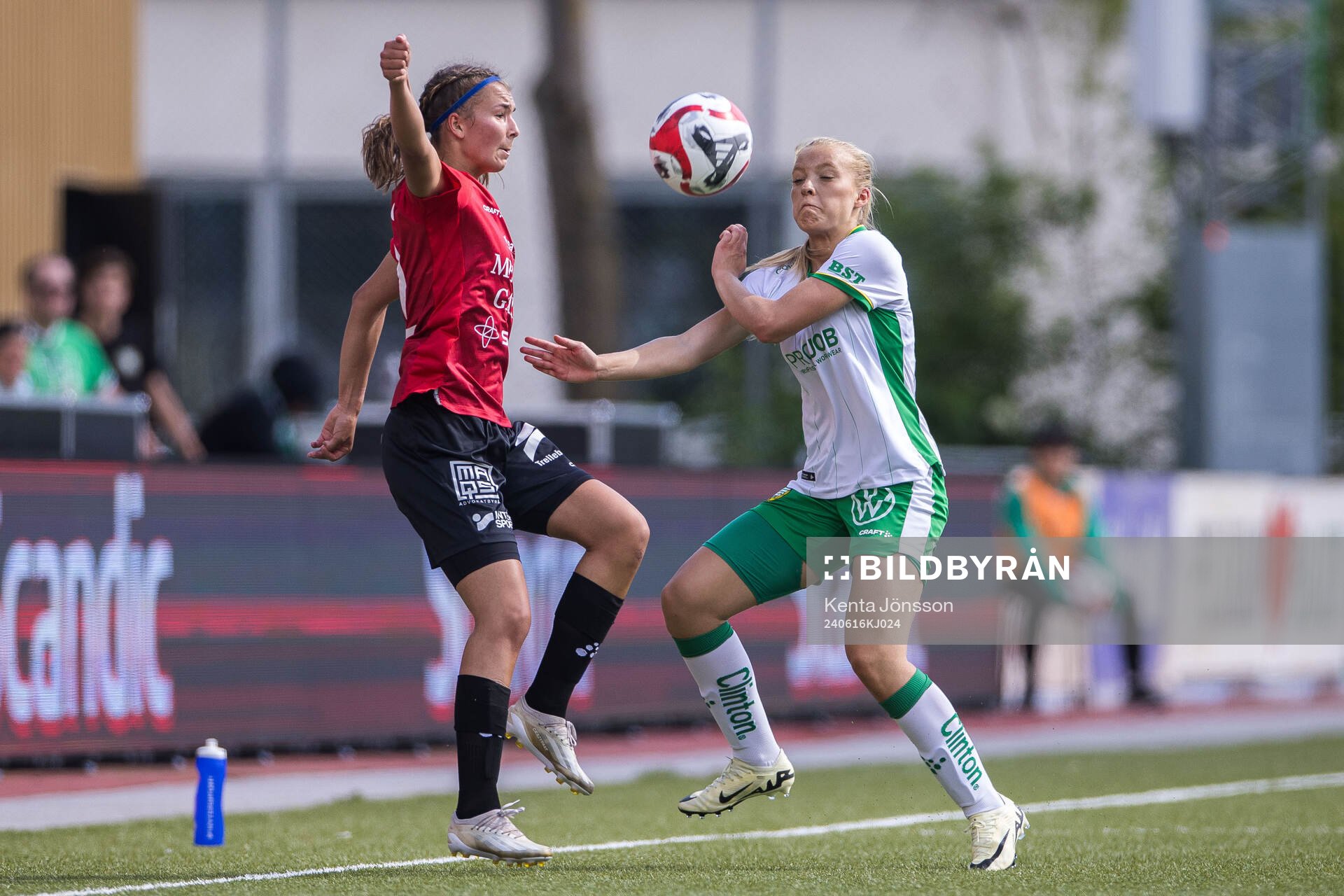 Trelleborgs Thelma Persson Welin och Hammarbys Smilla