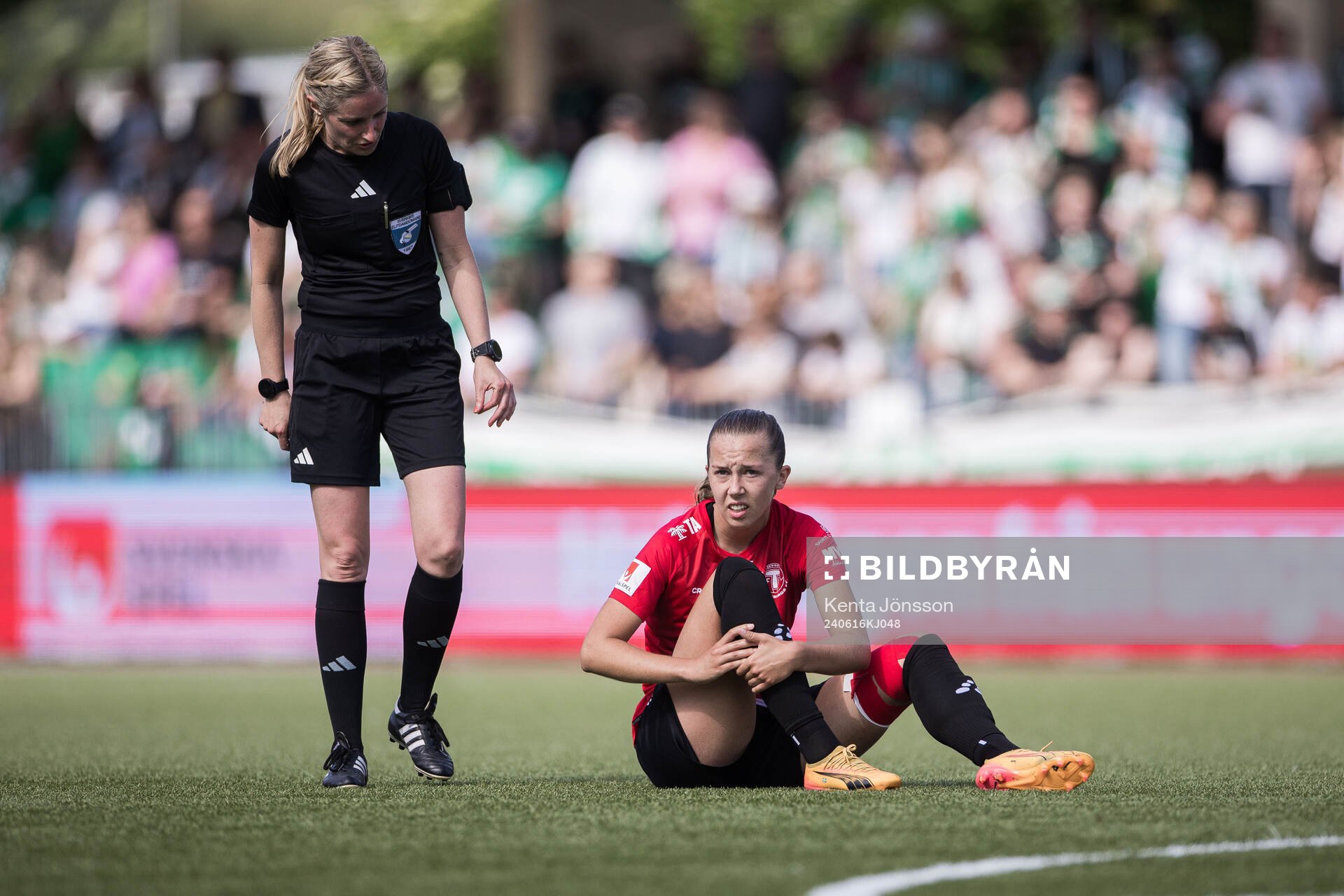 Trelleborgs Athinna Persson Lundgren har ont