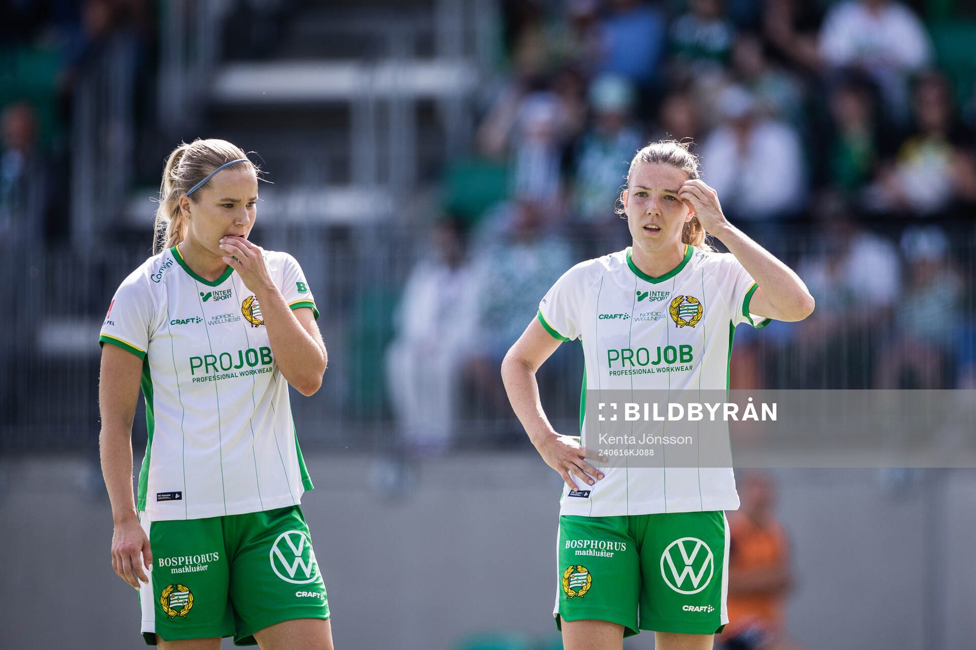 Hammarbys Eva Nyström och Emma Westin deppar
