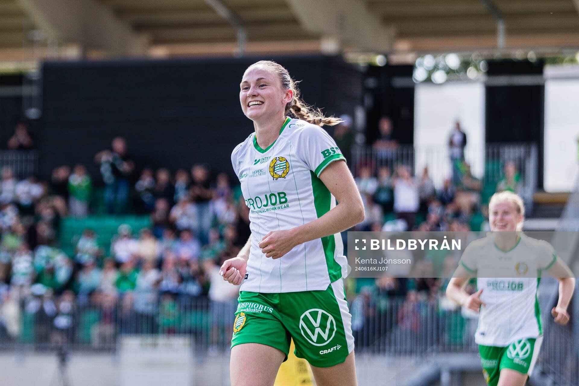 Hammarbys Vilde Hasund jublar
