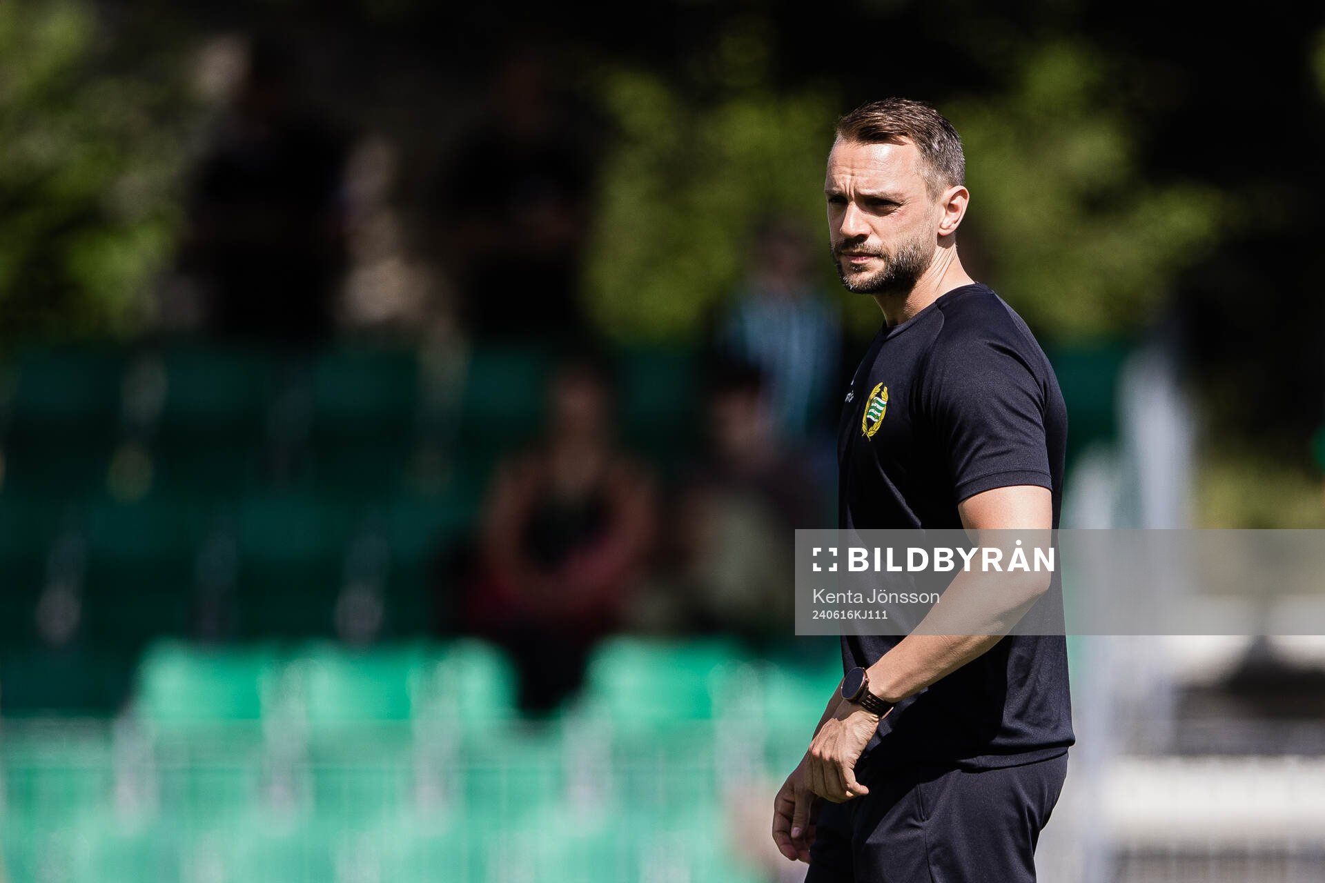 Hammarbys fystränare Sebastian Larsson