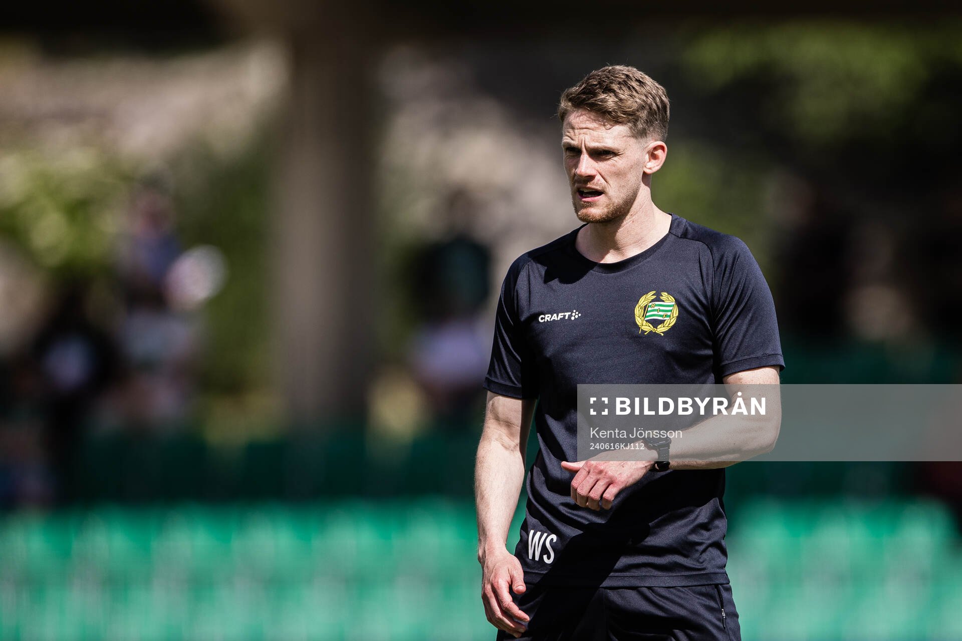 Hammarbys assisterande tränare William Strömberg