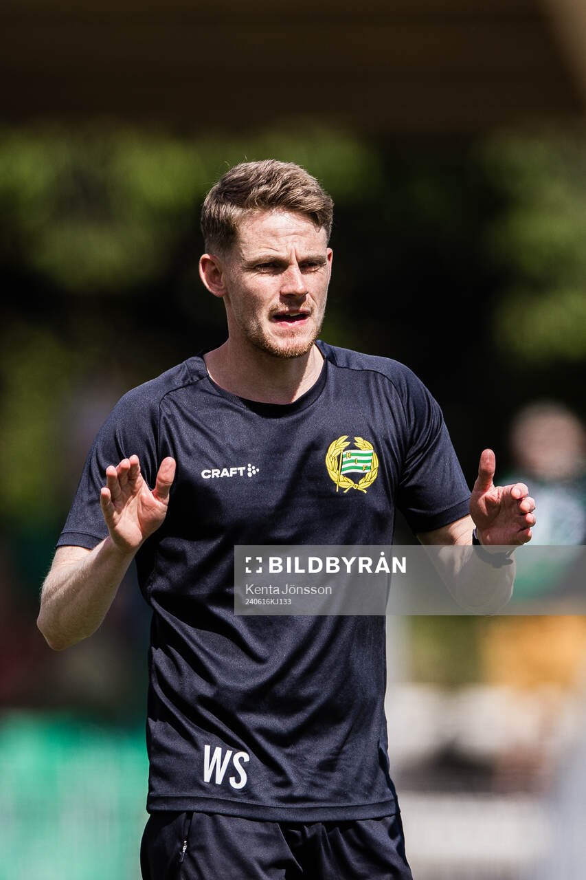 Hammarbys assisterande tränare William Strömberg