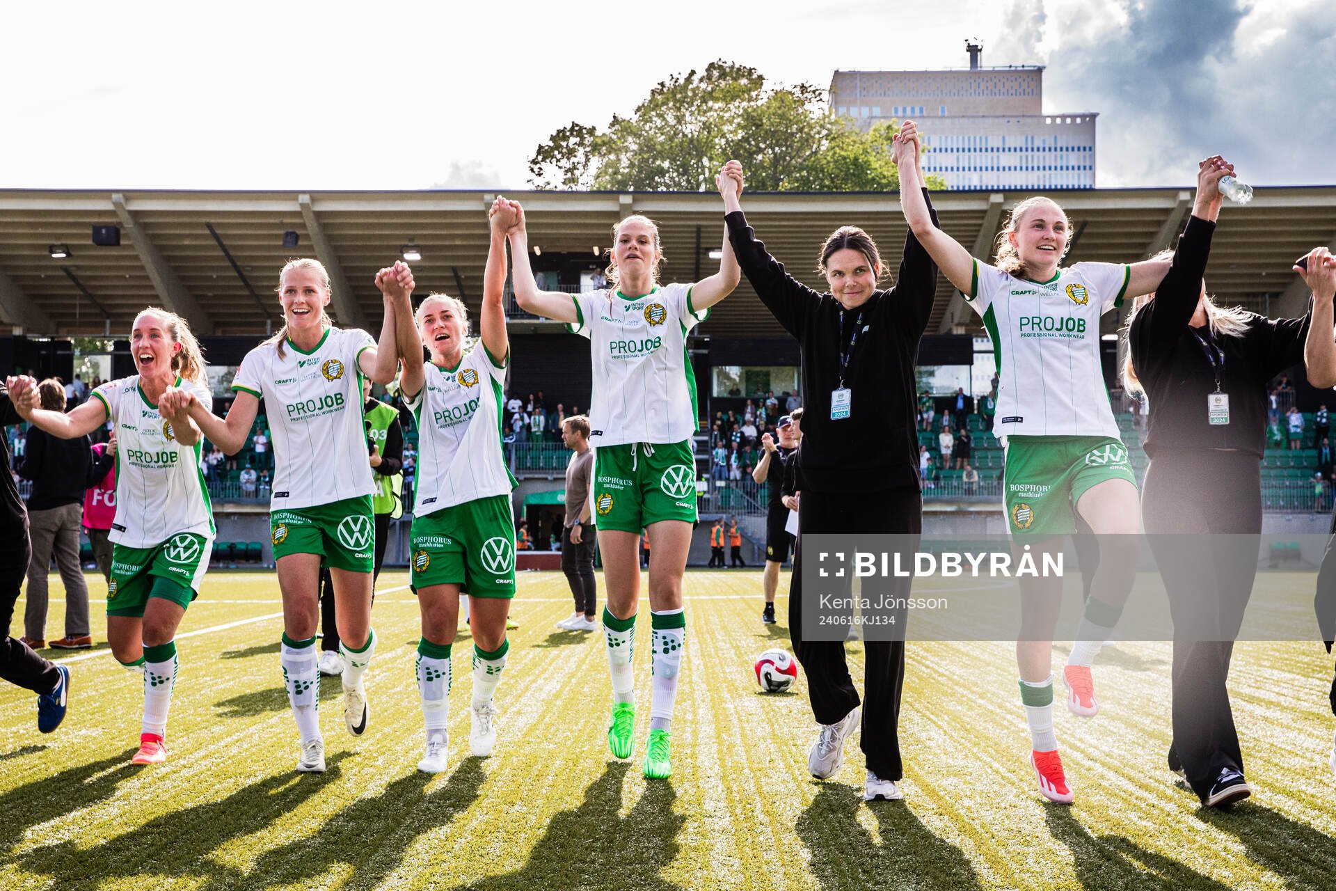 Hammarbys Julia Roddar, Lykke Ihrfelt, Ellen Gibson, Bella