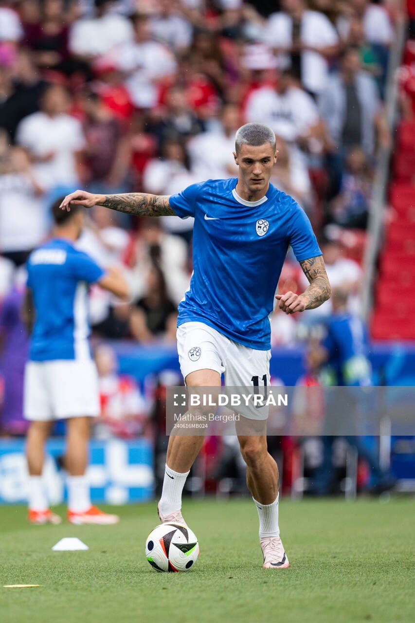 Benjamin Sesko of Slovenia