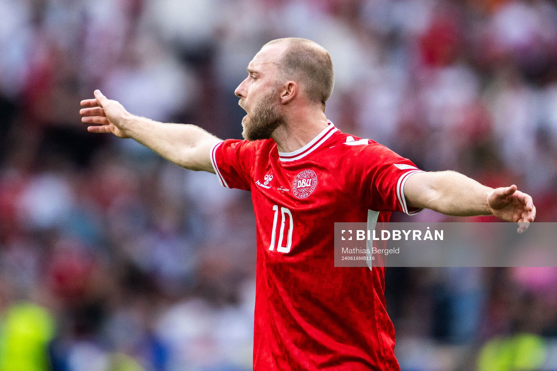 Christian Eriksen of Denmark