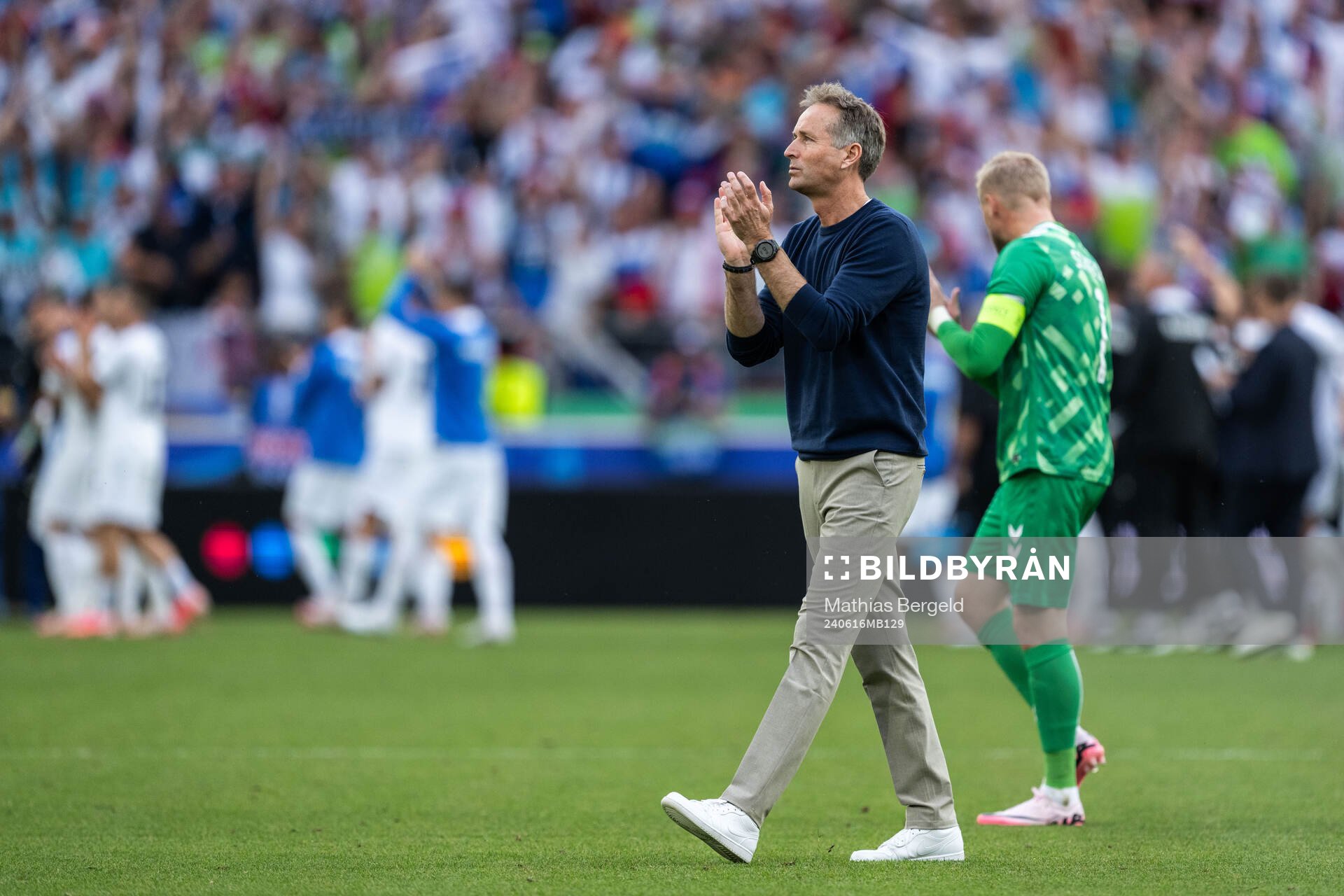 Head coach Kasper Hjulmand of Denmark