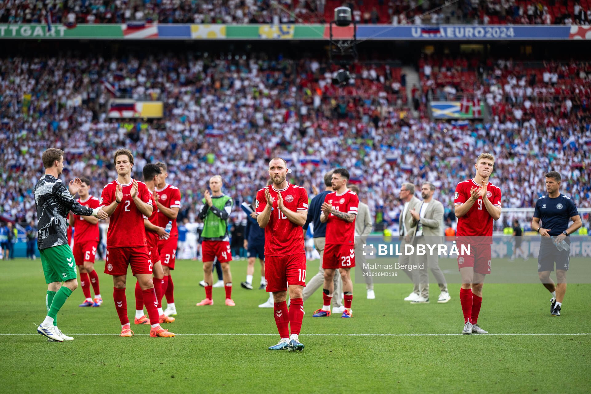 Joachim Christian Andersen, Christian Eriksen and Rasmus