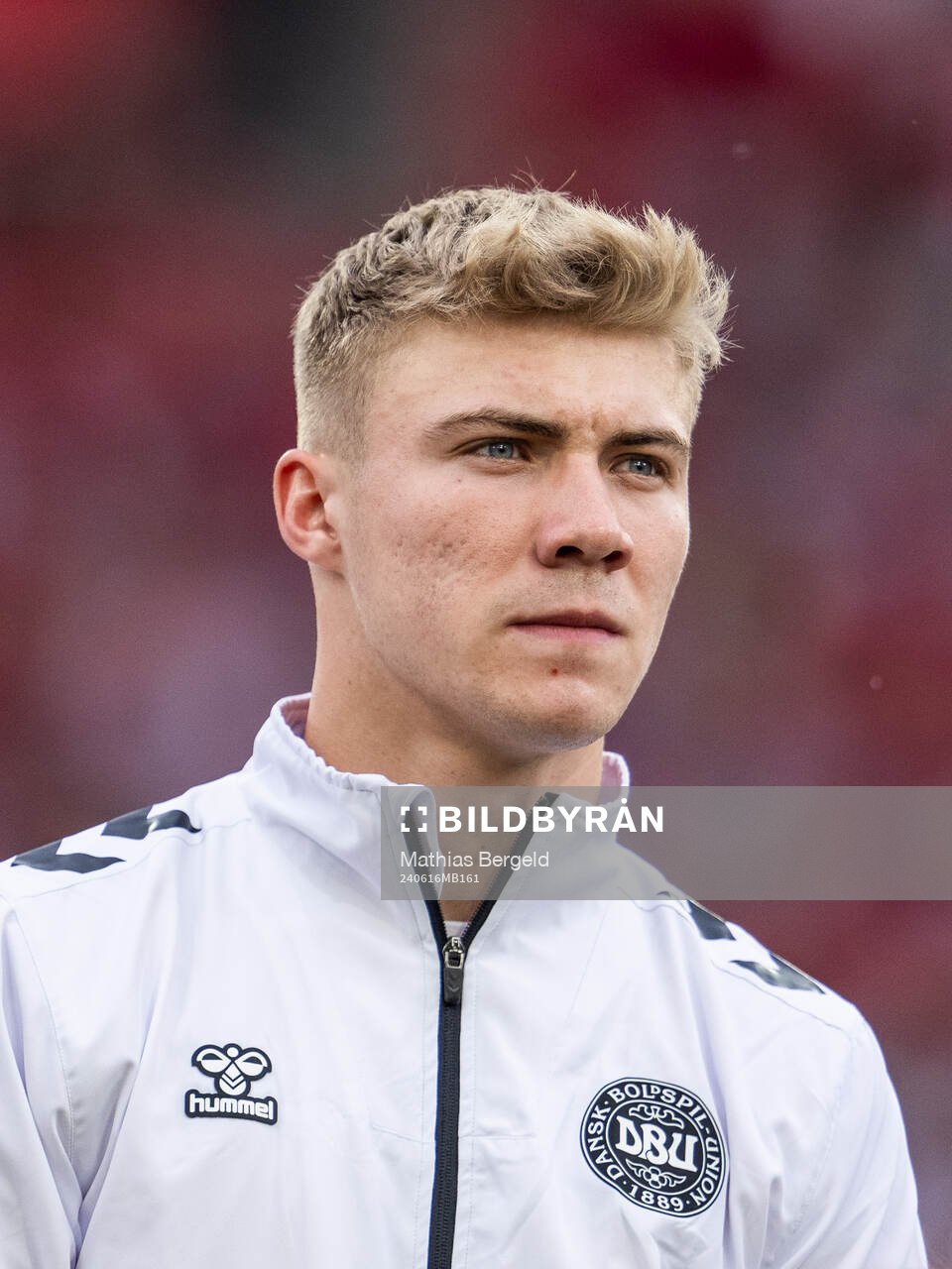 Rasmus Højlund of Denmark