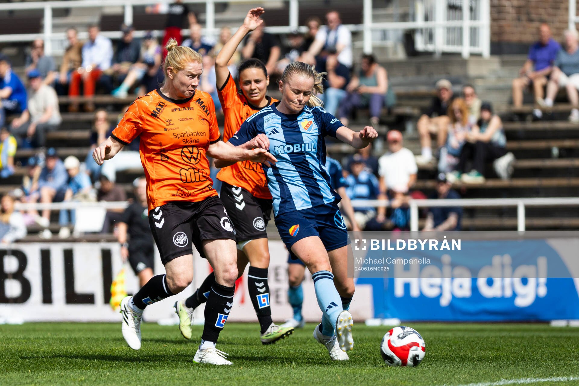 Djurgårdens Zara Jönsson och Kristianstads Clare