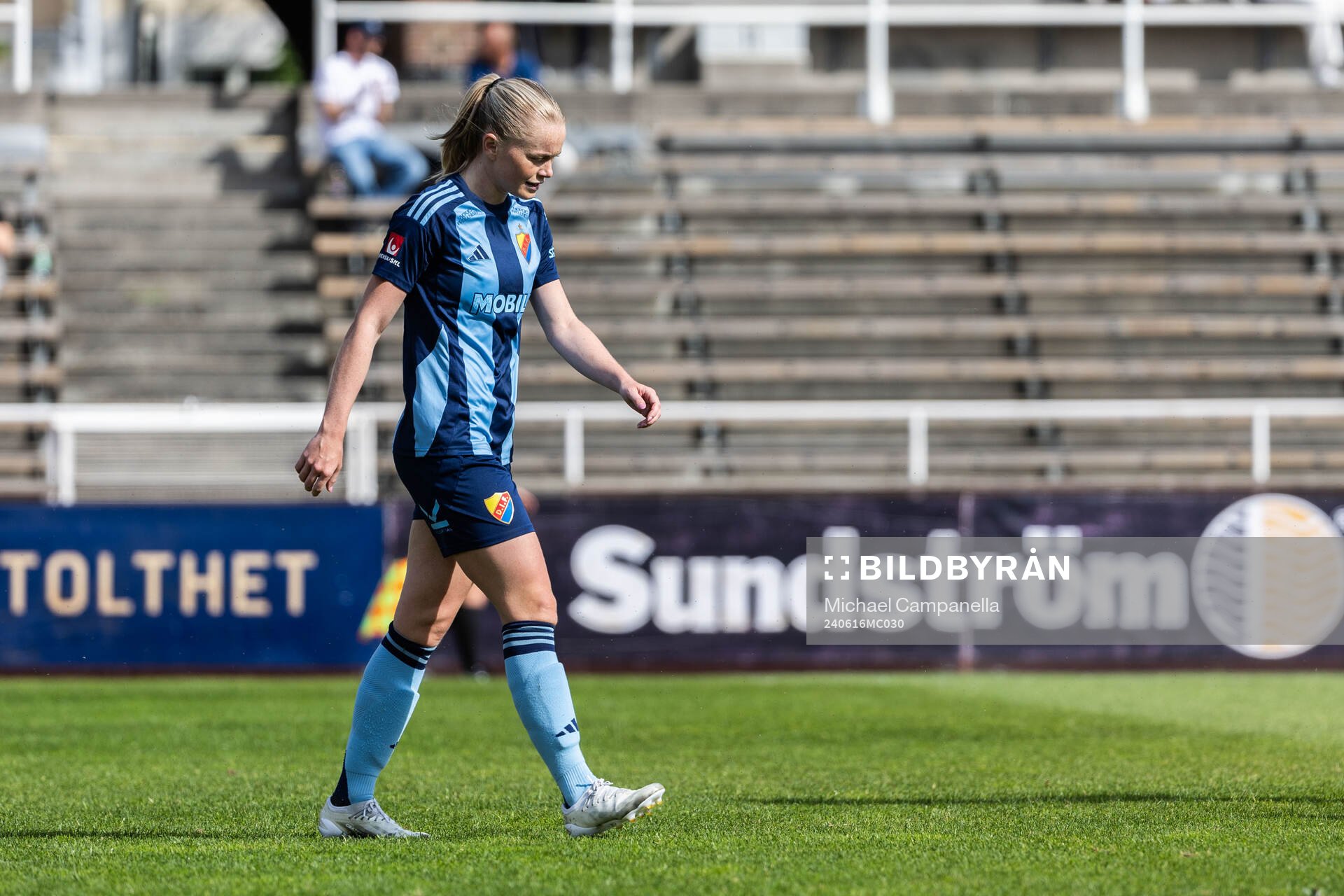 Djurgårdens Zara Jönsson deppar