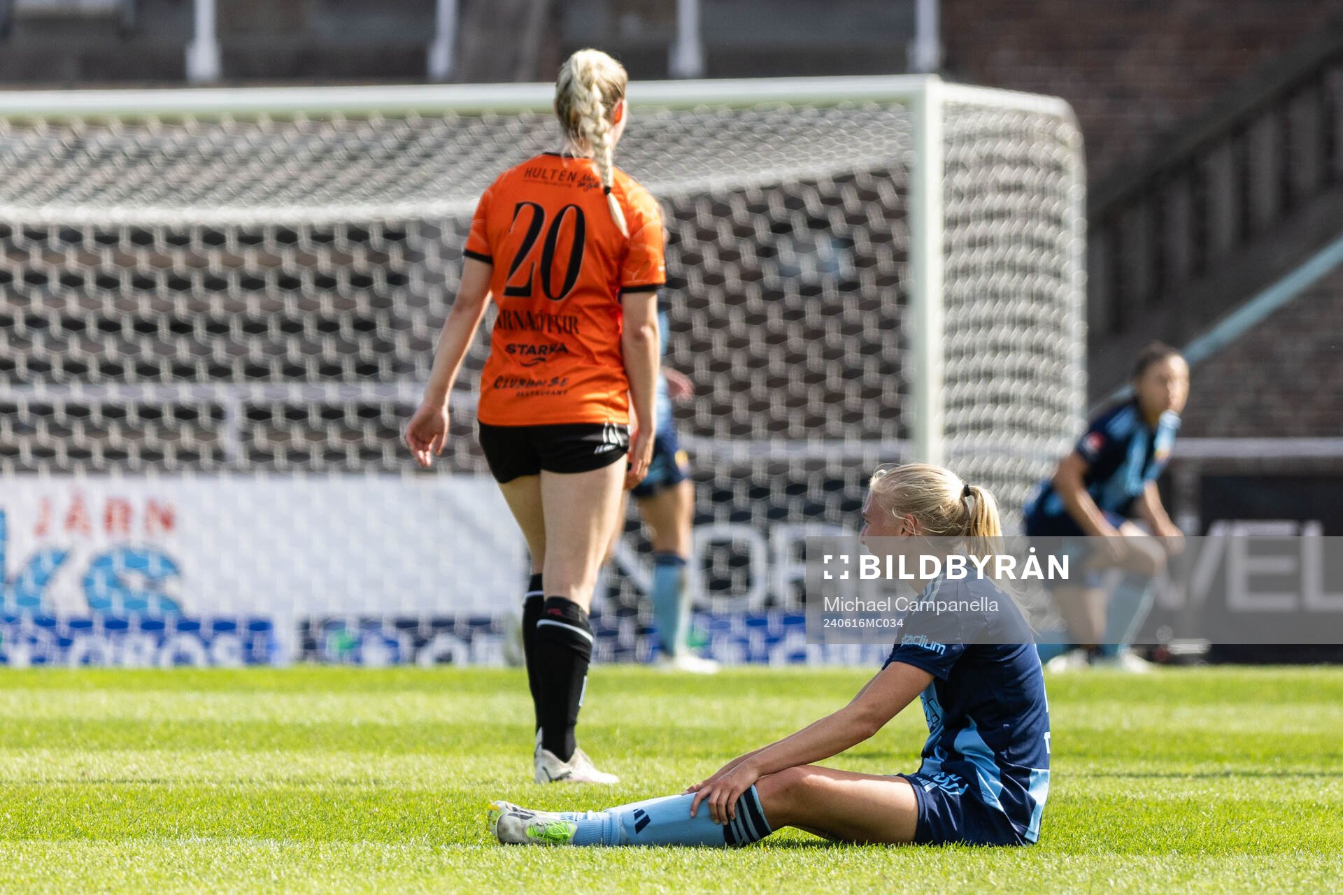 Djurgårdens Stinalisa Johansson deppar