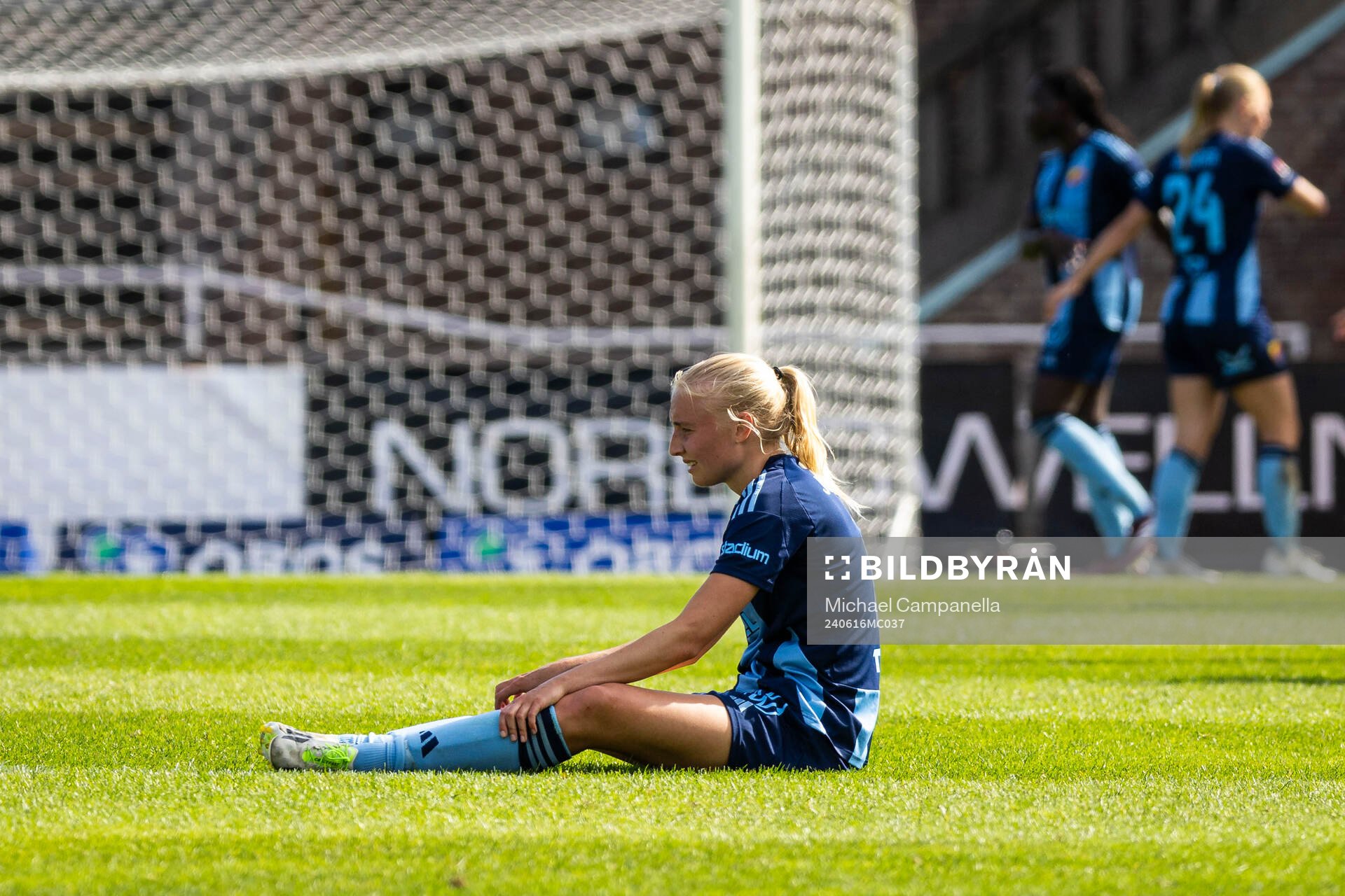 Djurgårdens Stinalisa Johansson deppar