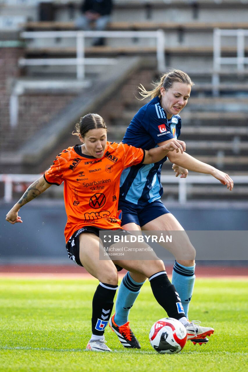 Kristianstads Tabitha Michelle Tindell och Djurgårdens Ina