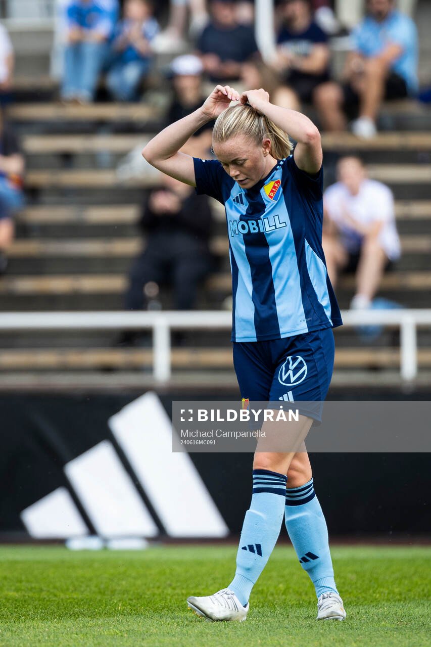 Djurgårdens Zara Jönsson deppar