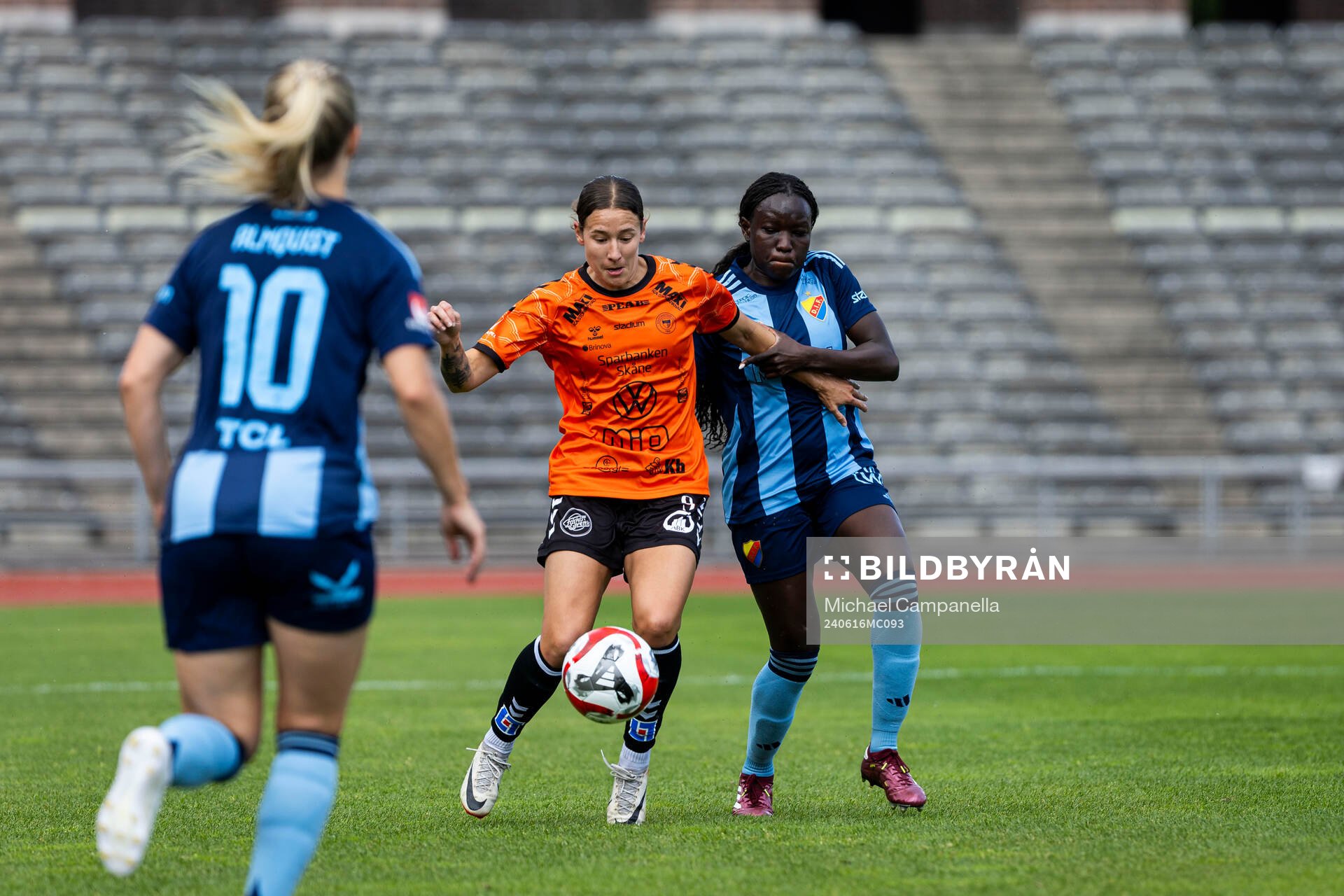 Kristianstads Tabitha Michelle Tindell och Djurgårdens