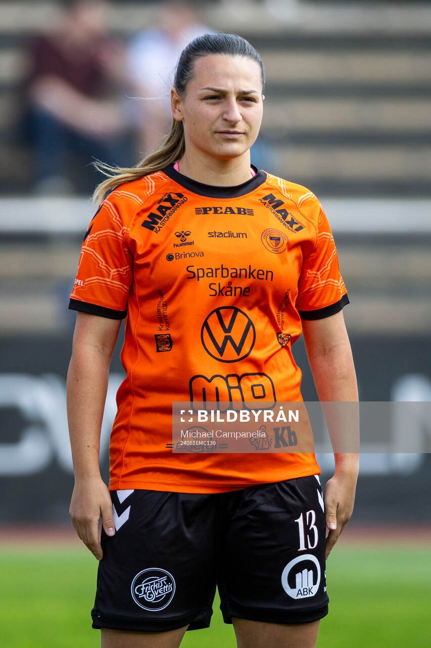 Kristianstads Emma Petrovic i lineup