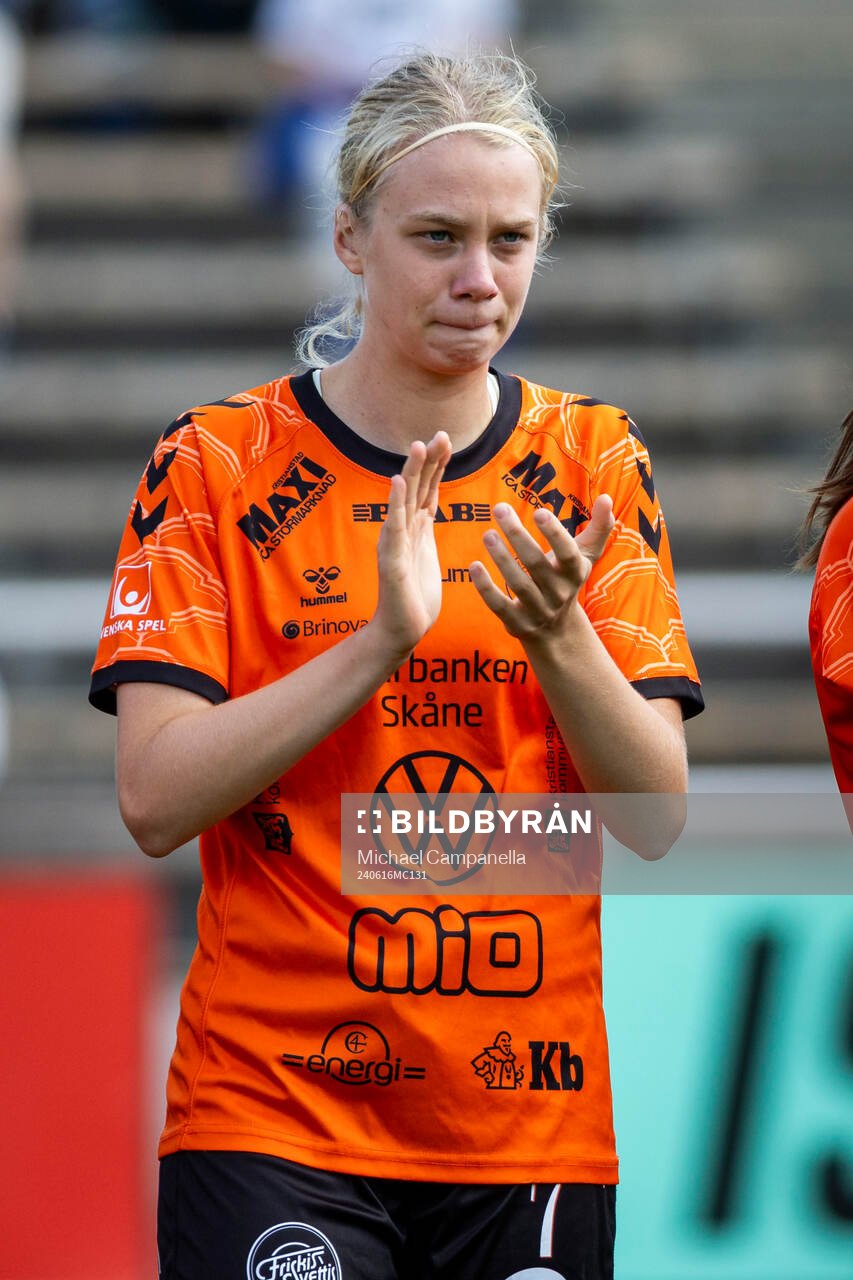 Kristianstads Katla Tryggvadottir i lineup
