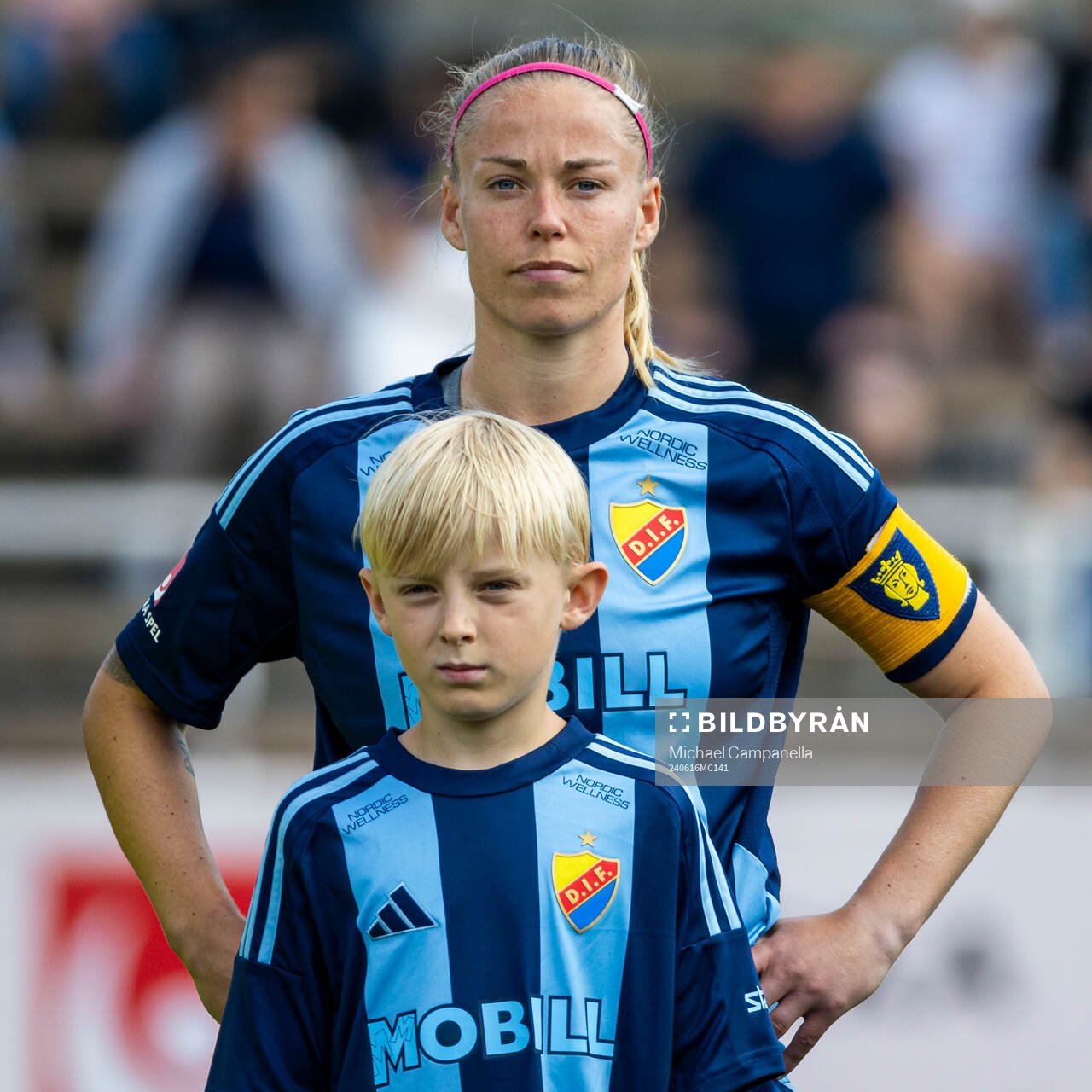 Djurgårdens Therese Åsland i lineup