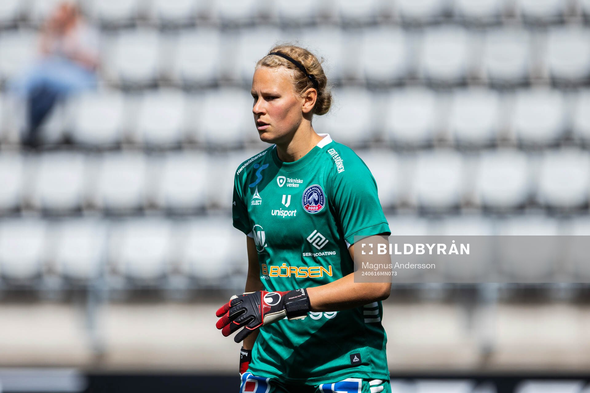 Linköpings målvakt Cajsa Andersson