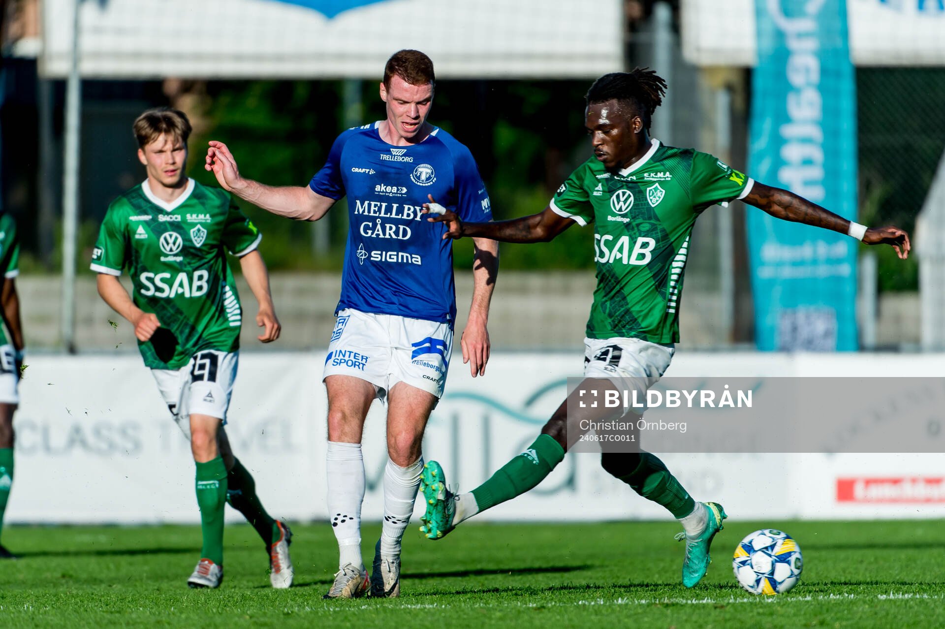 Trelleborgs Zander Hyltoft och Brages Ieltsin Jeronimo