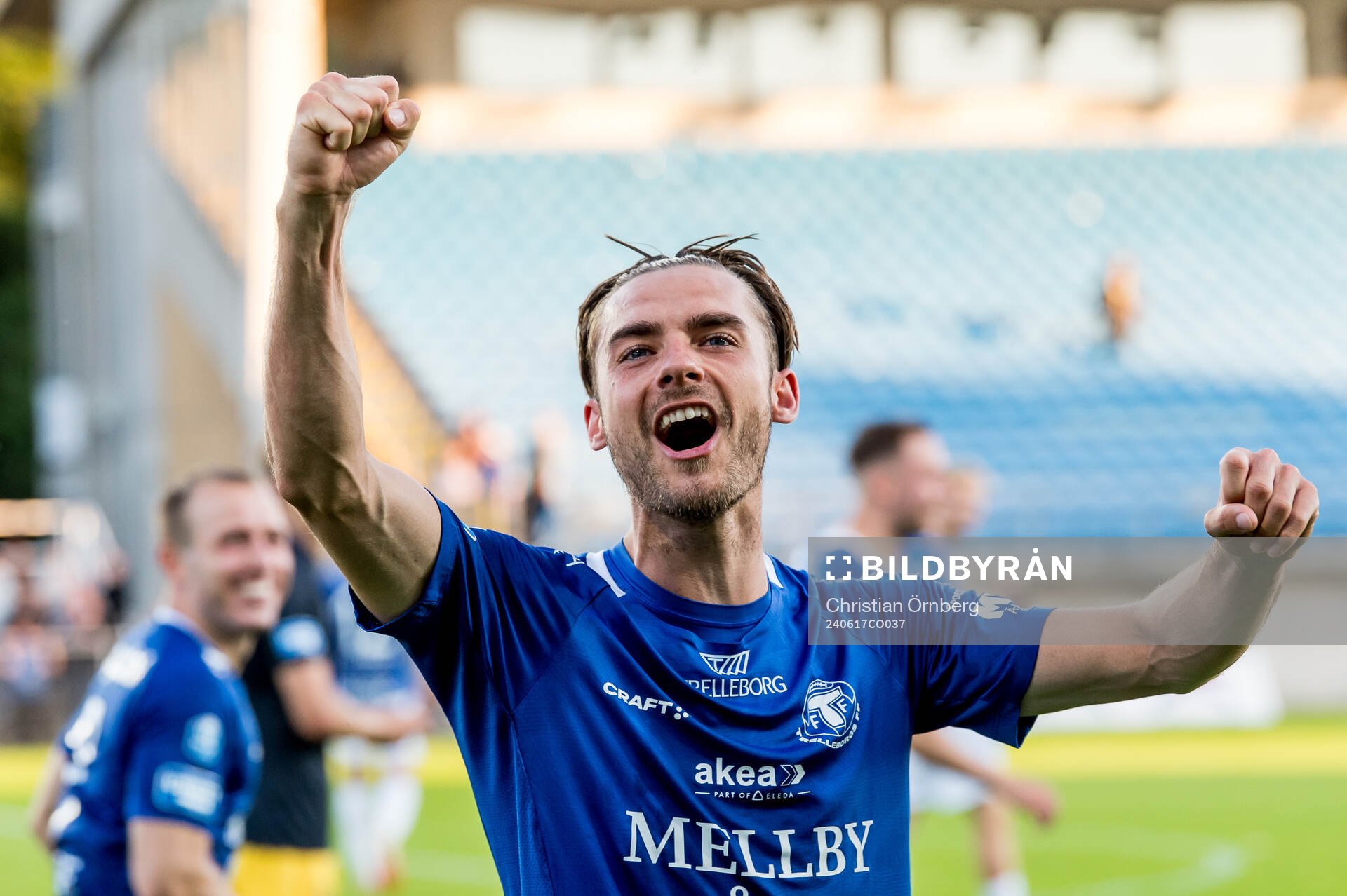 Trelleborgs Felix Hörberg jublar