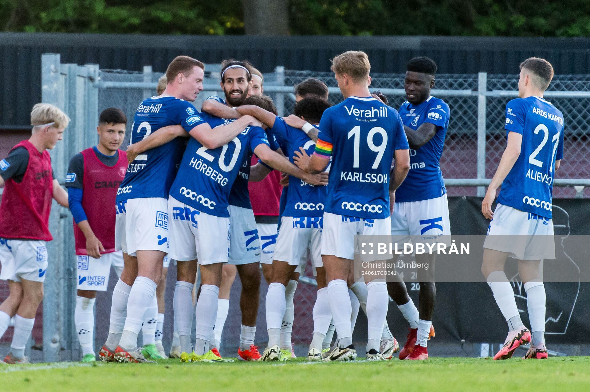 Trelleborgs Hady Saleh Karim jublar