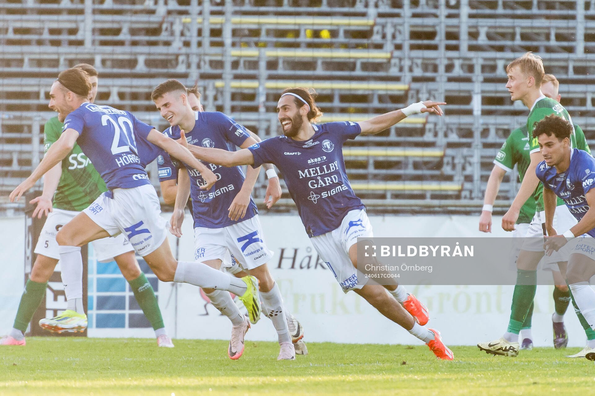 Trelleborgs Hady Saleh Karim jublar
