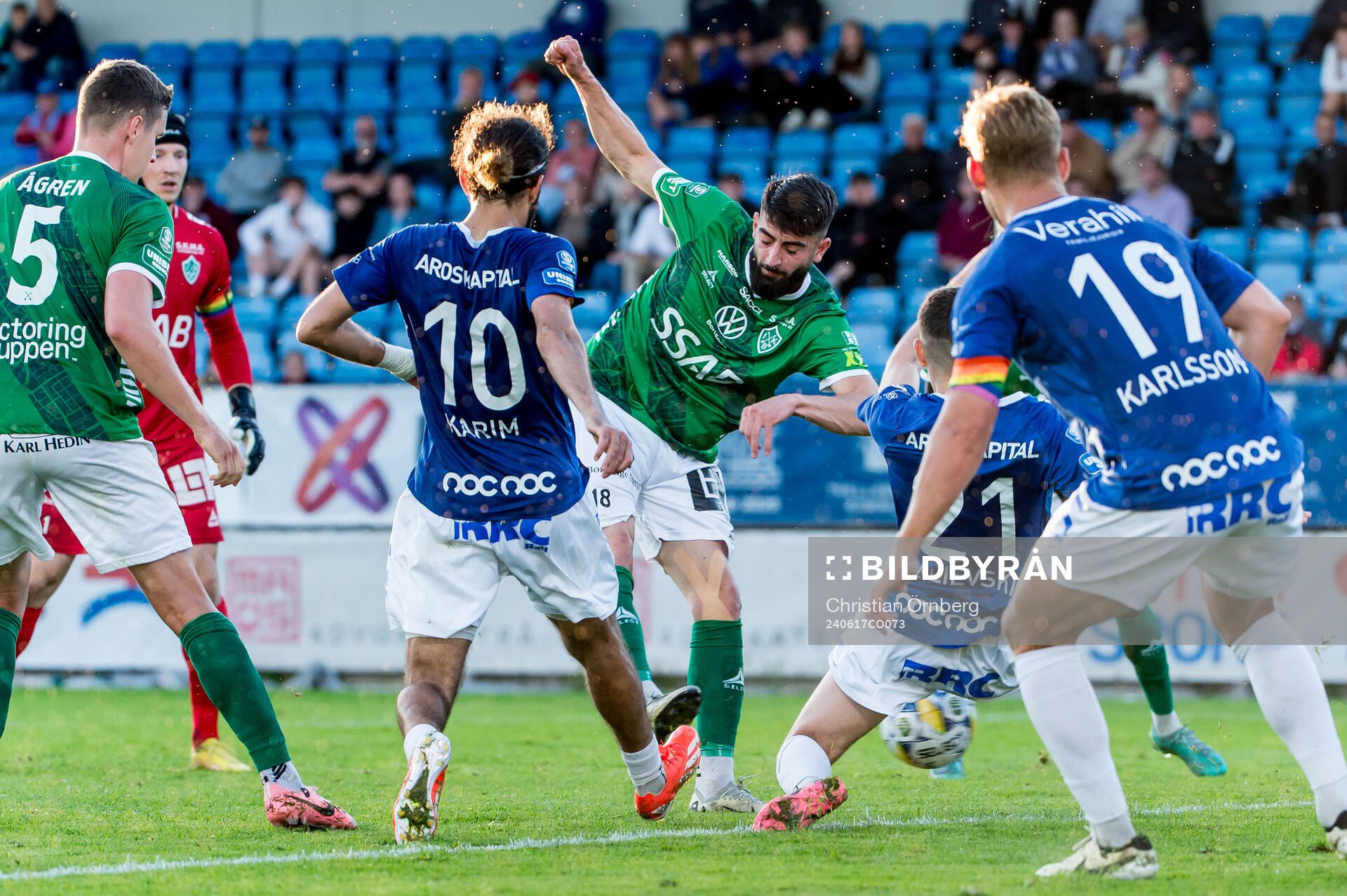Brages Ferhan Abic och Trelleborgs Hady Saleh Karim
