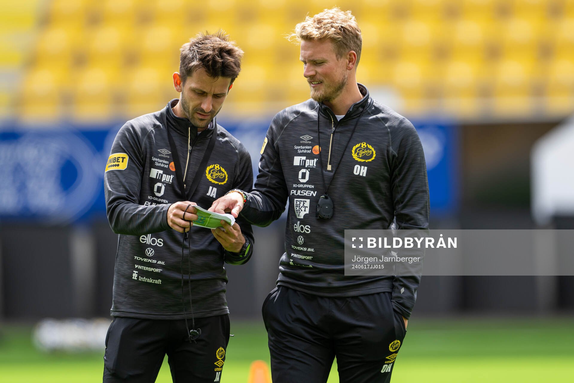 Elfsborgs assisterande tränare Javier Agenjo Duran och