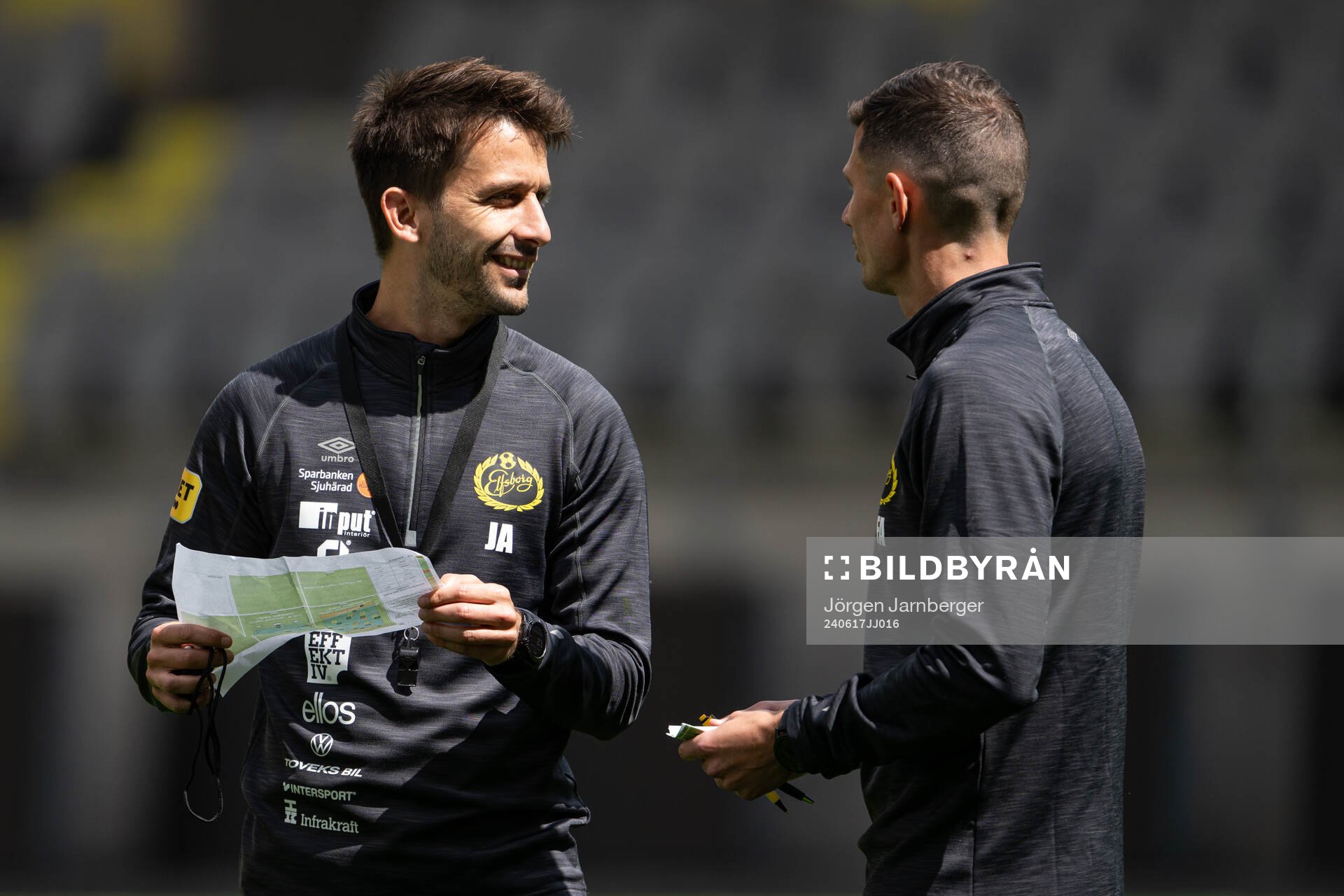 Elfsborgs assisterande tränare Javier Agenjo Duran  och