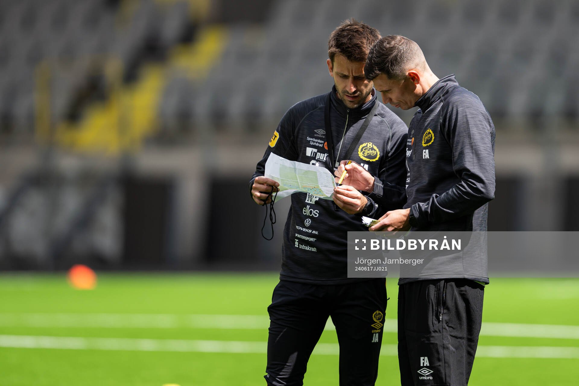 Elfsborgs assisterande tränare Javier Agenjo Duran  och