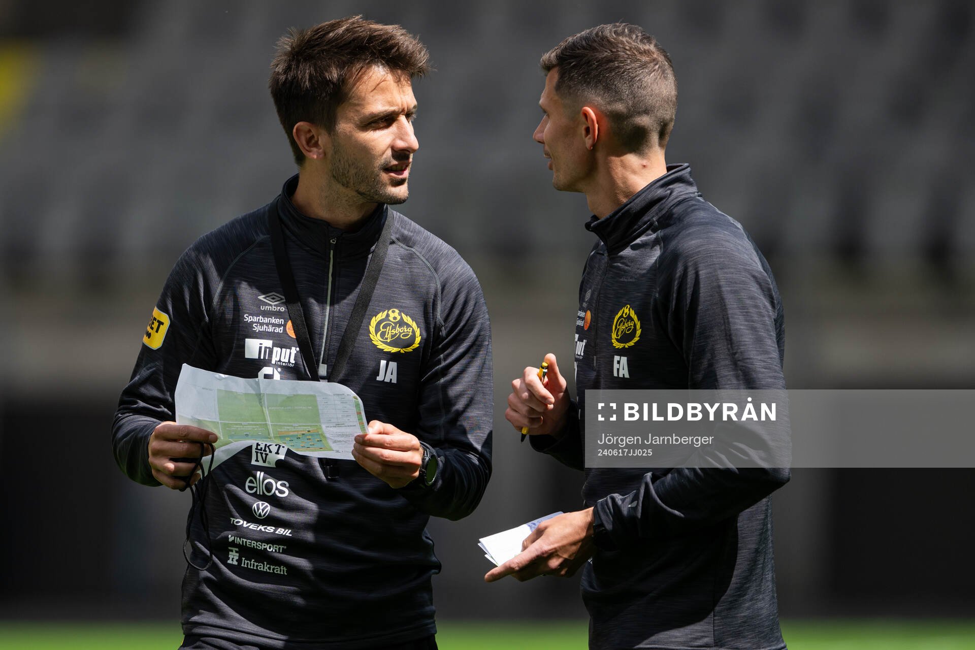 Elfsborgs assisterande tränare Javier Agenjo Duran  och