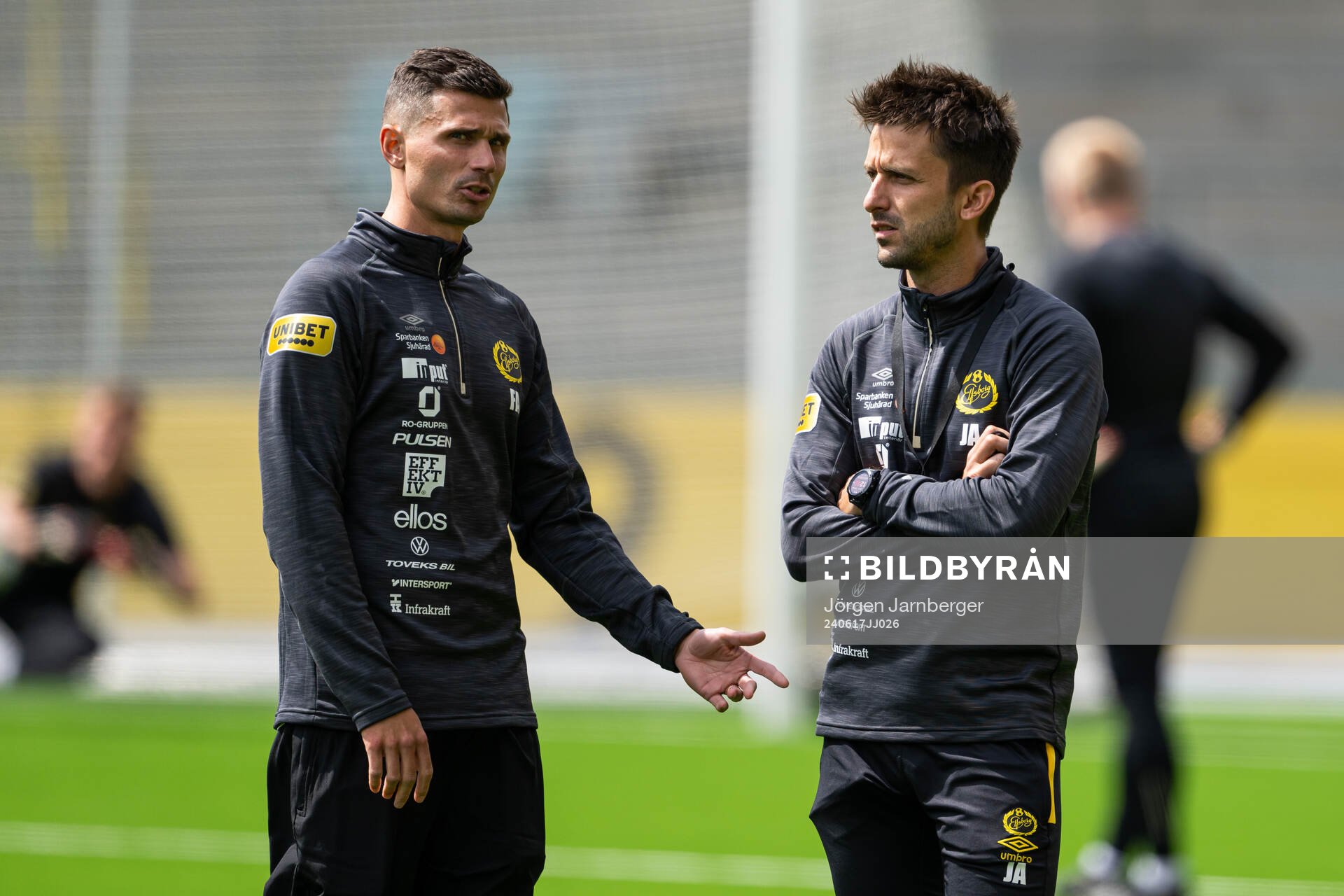 Elfsborgs assisterande tränare Fredrik Ahlstrand och