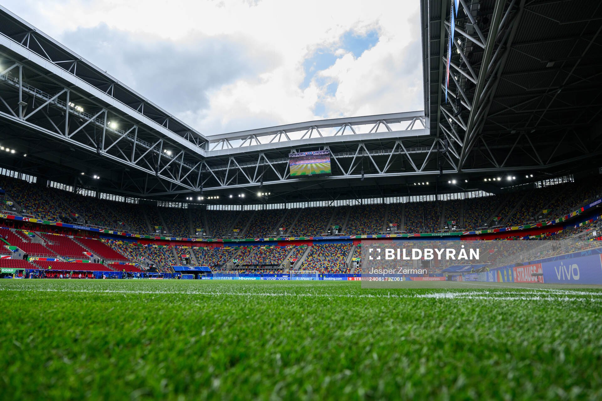 Interior view of Düsseldorf Arena